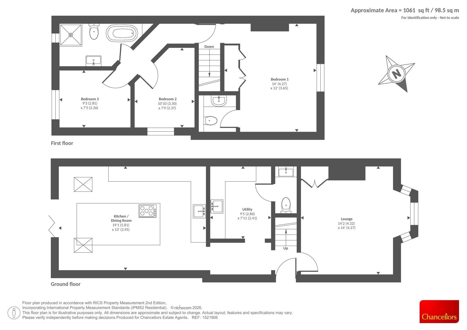5 Stanford Cottages,, Aldershot Road, Woking floorplan