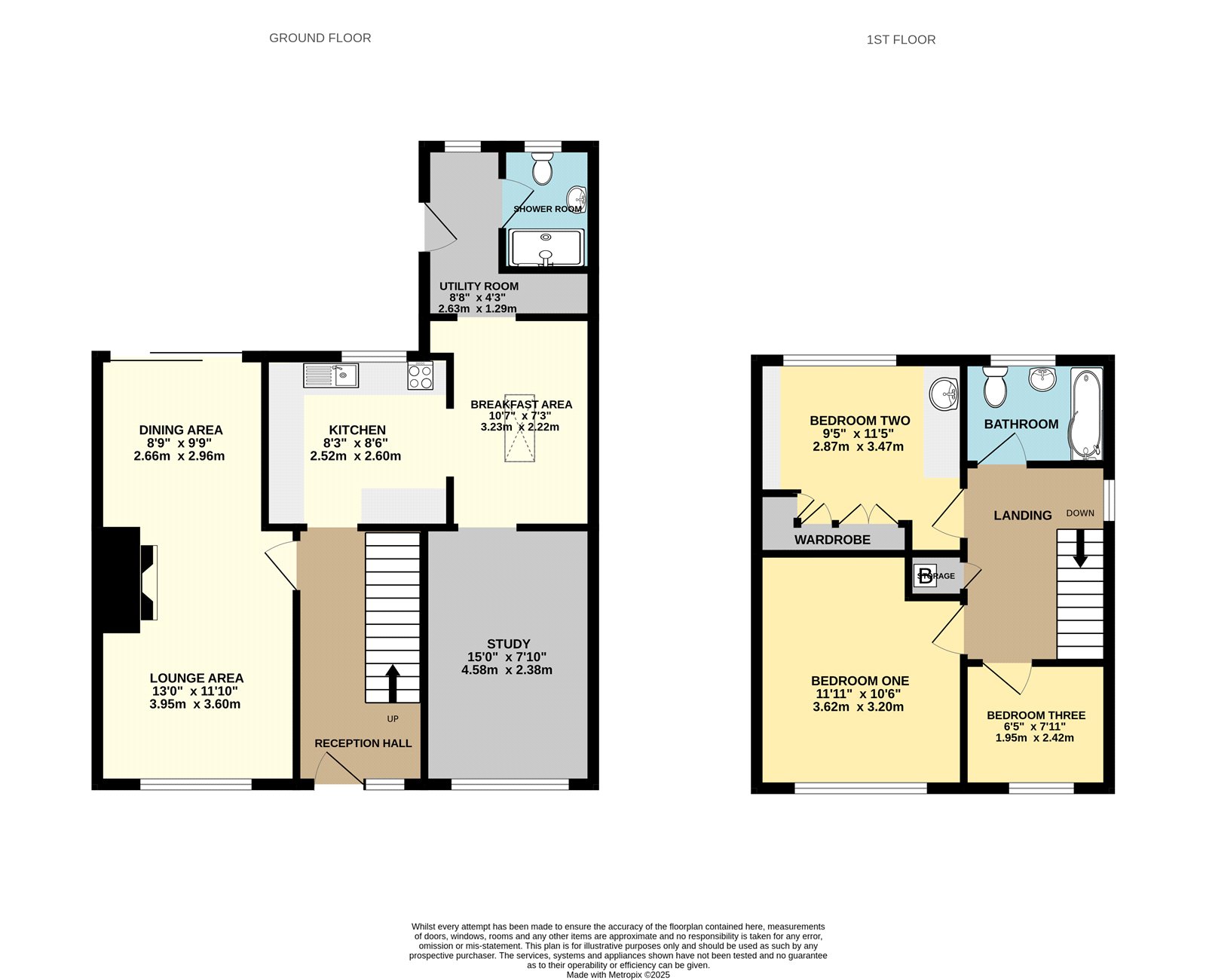 24, Windsor Drive, Worcestershire floorplan