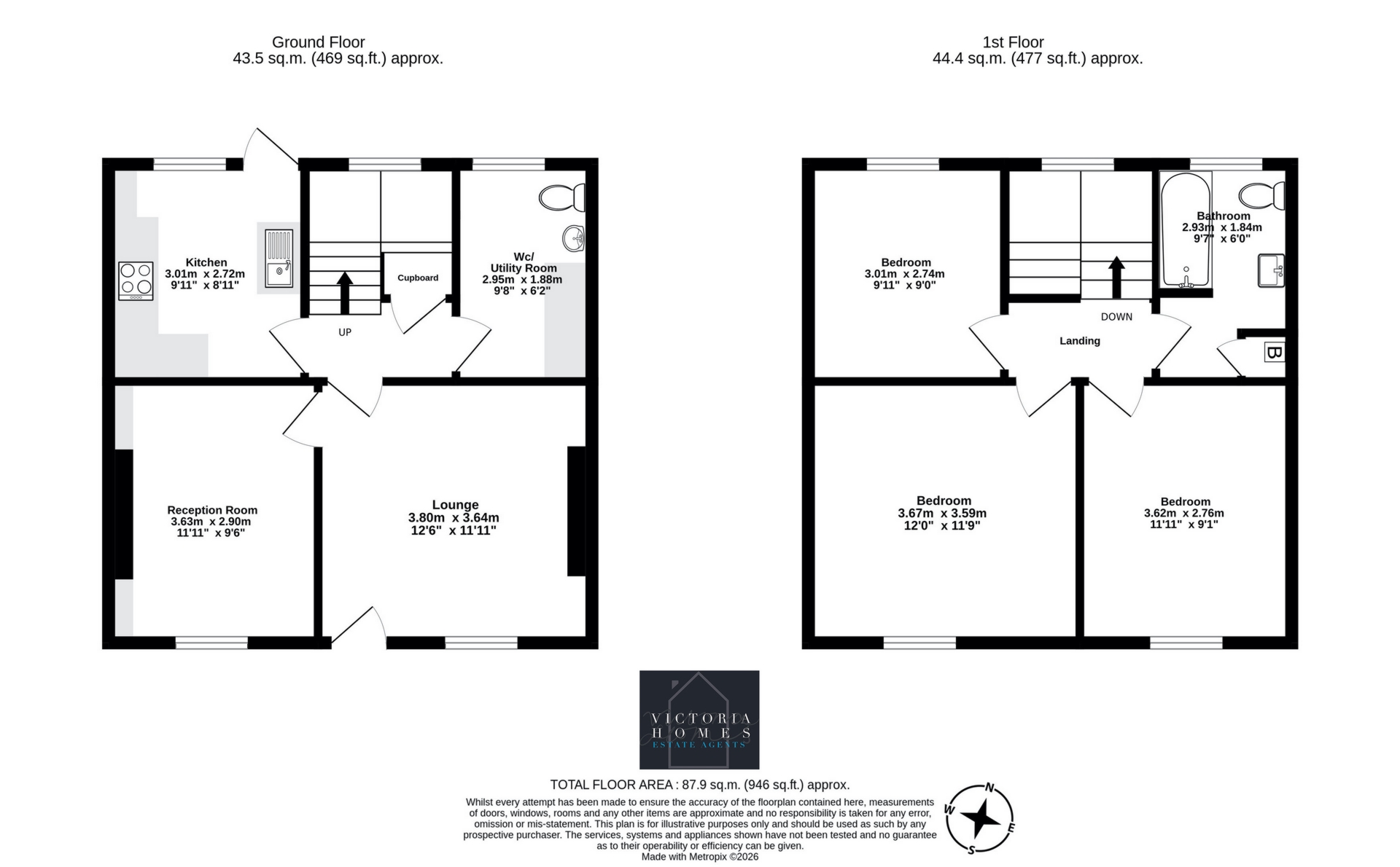 King Street, Brynmawr floorplan
