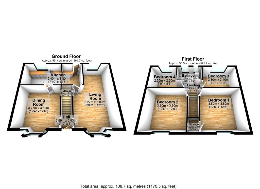 10, Green Lane, Spalding floorplan