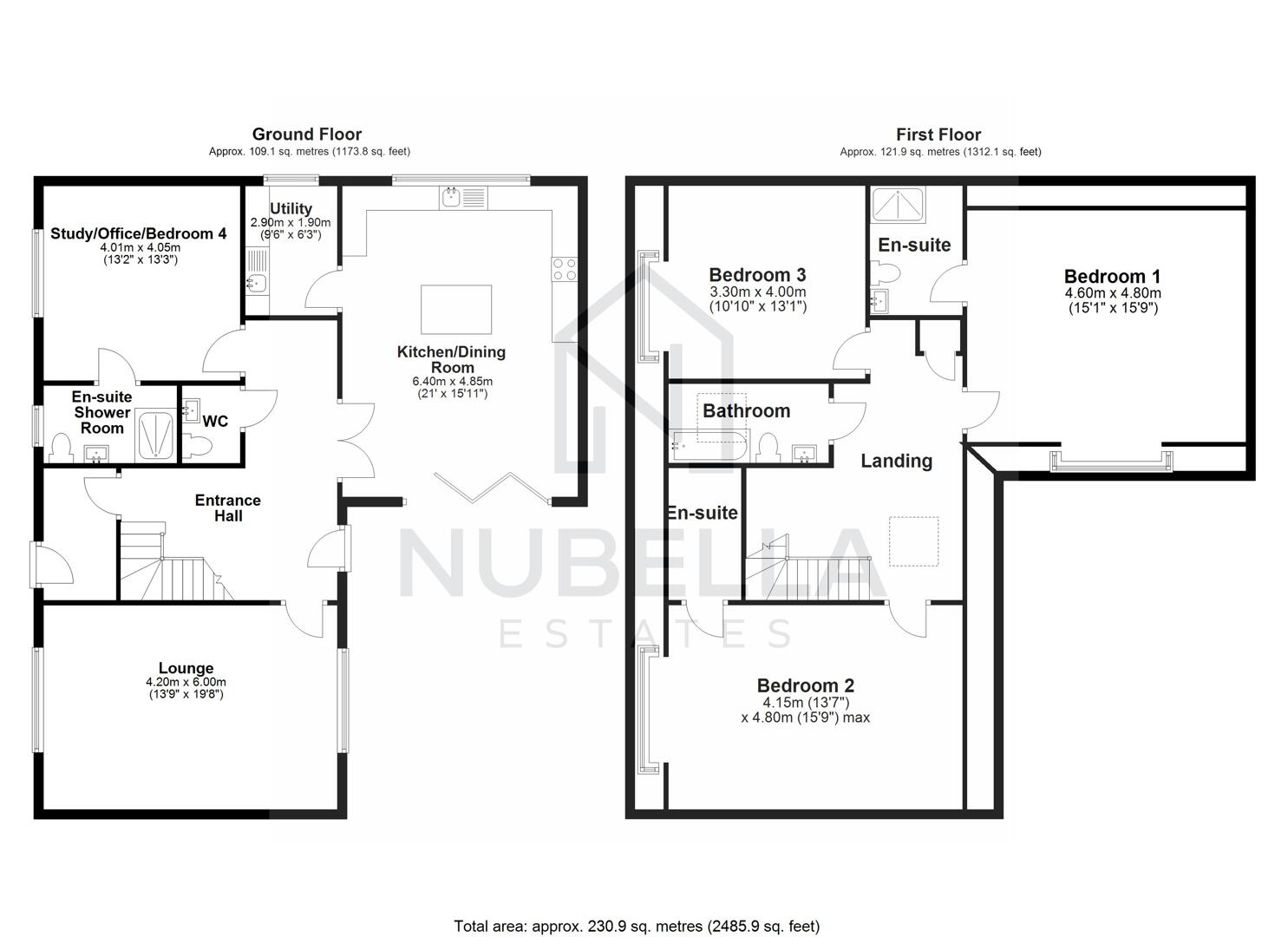 Ridge House, Ridge Close, Gillingham floorplan