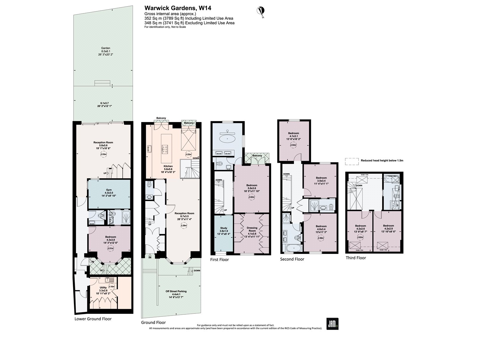 70, Warwick Gardens, London floorplan