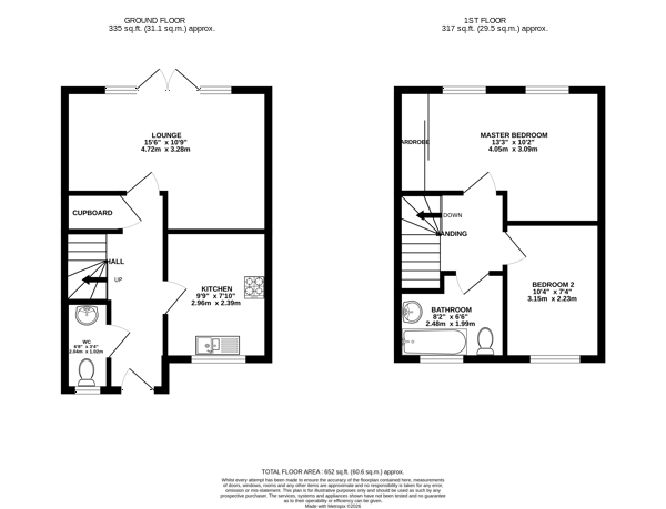 4, Kensington Close, Cramlington floorplan