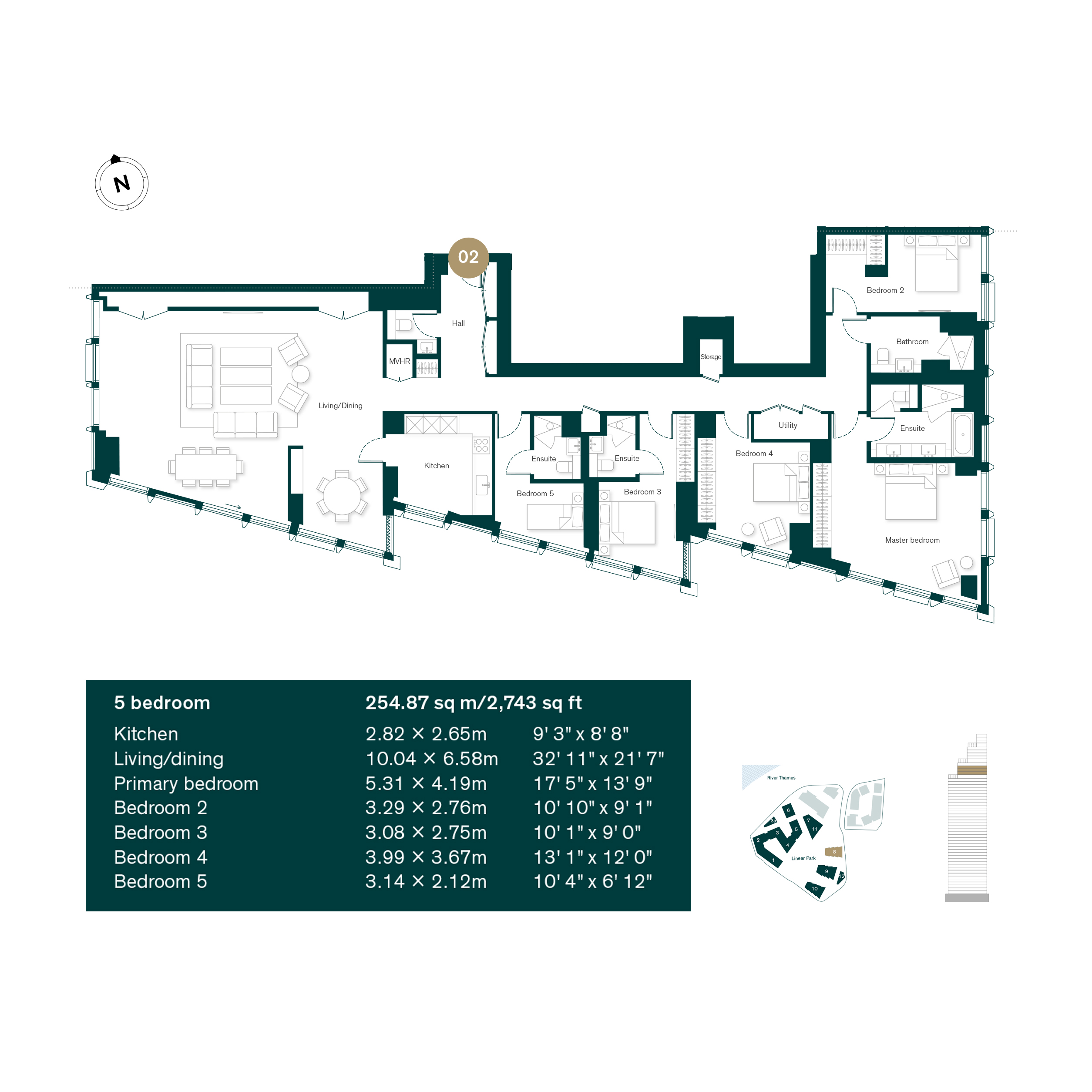 Carnation Way, London floorplan