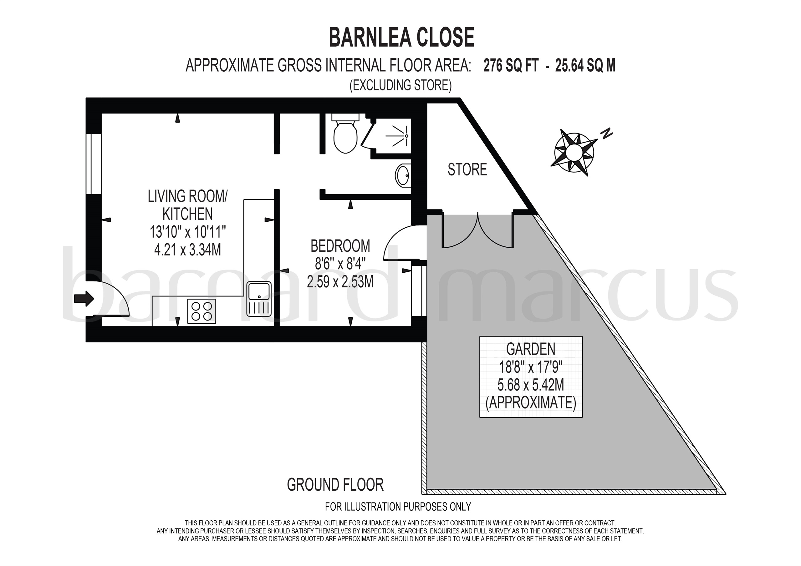 1b, Barnlea Close, Hanworth floorplan