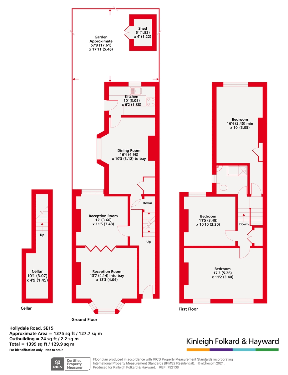 151, Hollydale Road, London floorplan