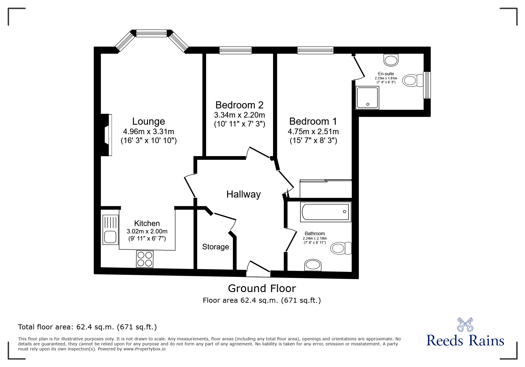Apartment 18, Oakford Court,, Newshaw Lane, Glossop floorplan