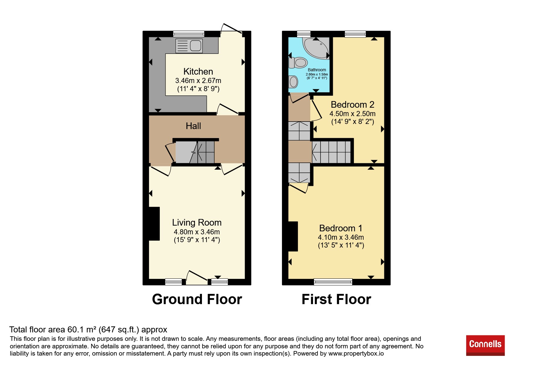 105, Caldmore Road, Walsall floorplan