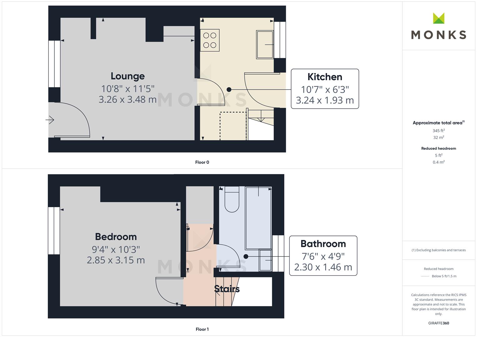 38, Upper Brook Street, Oswestry floorplan