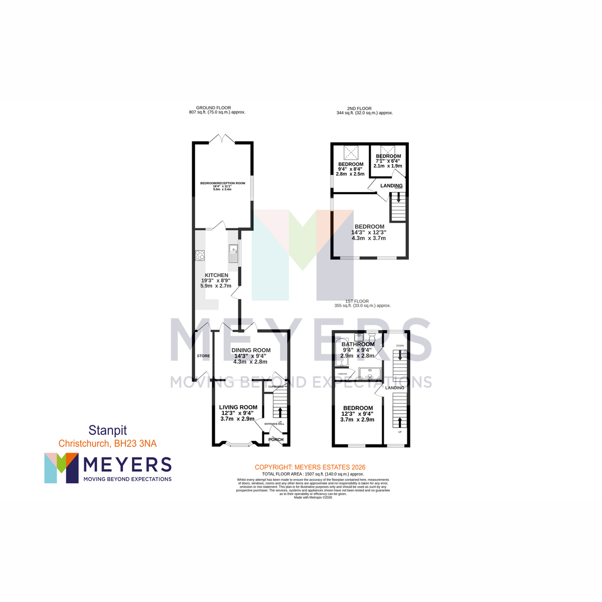 64, Stanpit, Christchurch floorplan