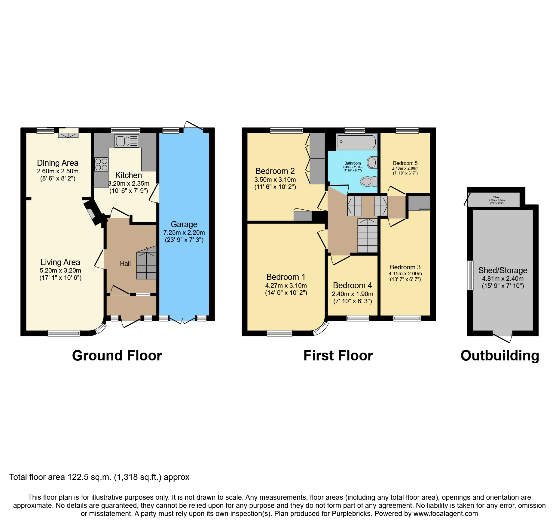 64, Fielding Road, Birstall floorplan