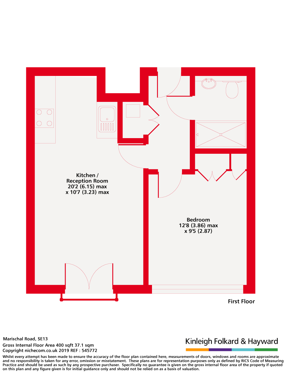 Flat 16, 53, Marischal Road, London floorplan