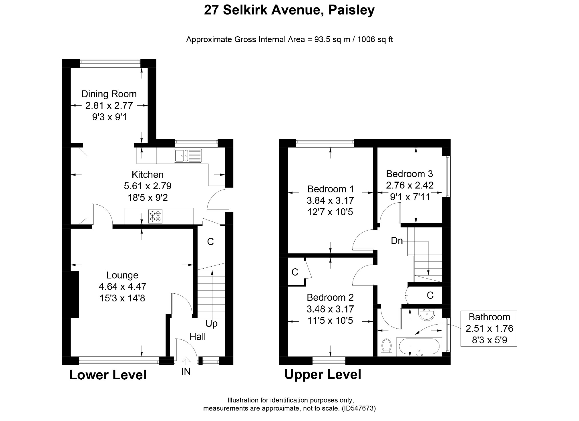 3 Bedrooms Semi-detached house for sale in Selkirk Avenue, Paisley PA2