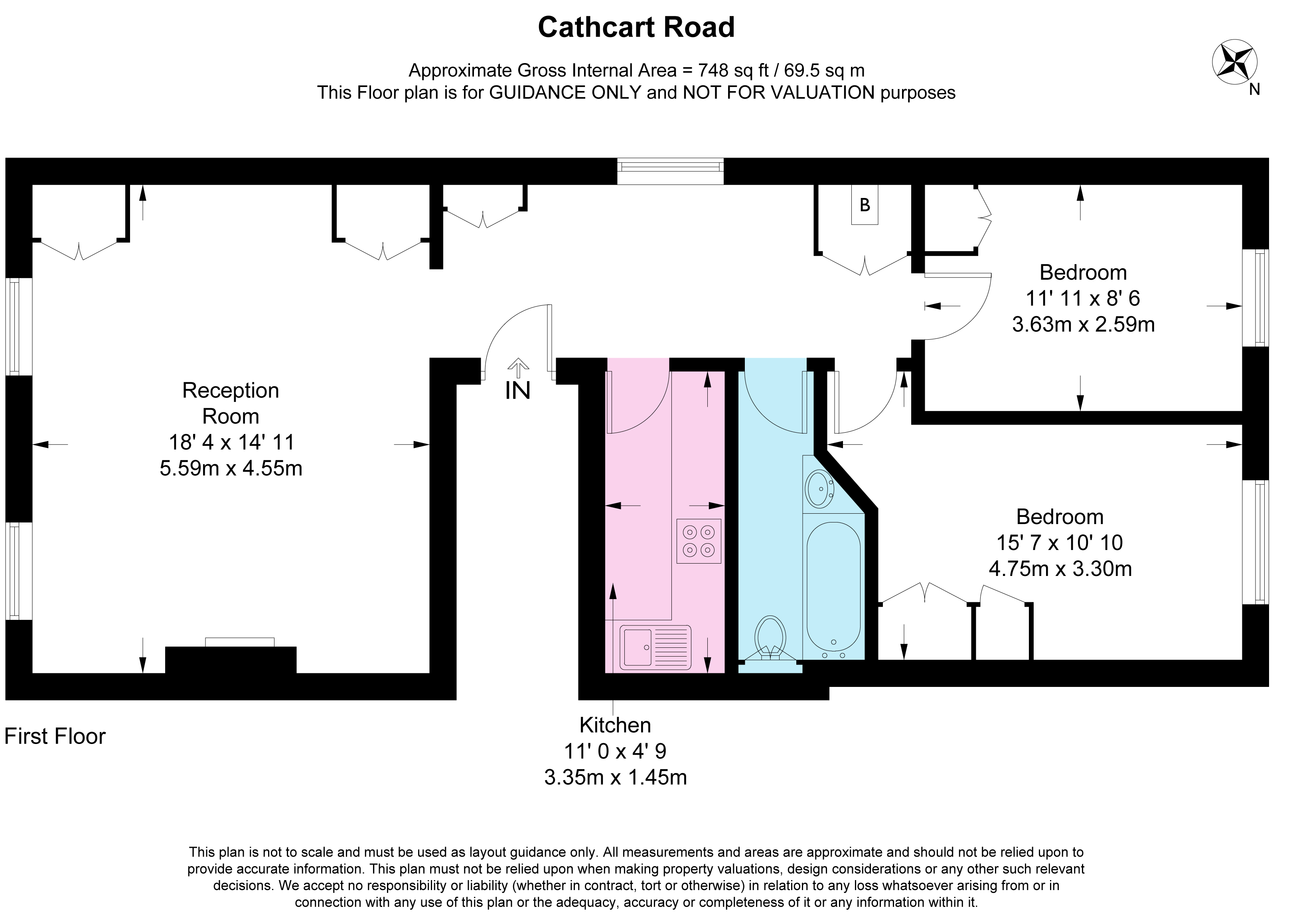 Cathcart Road, London floorplan