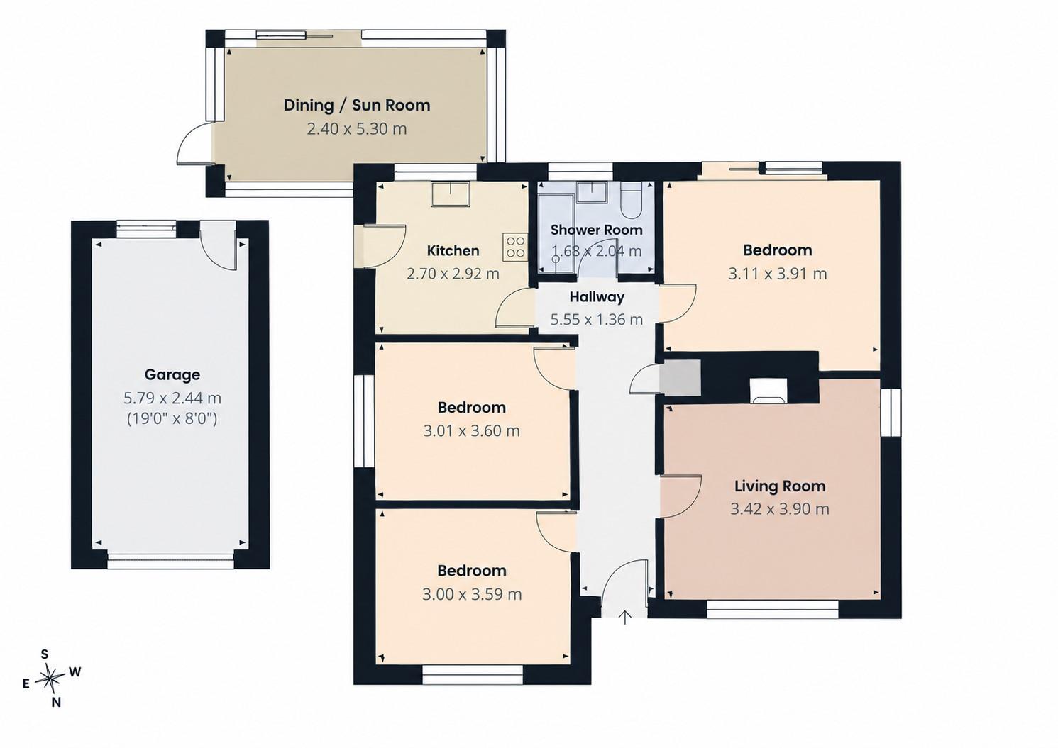 West Park, Braunton floorplan
