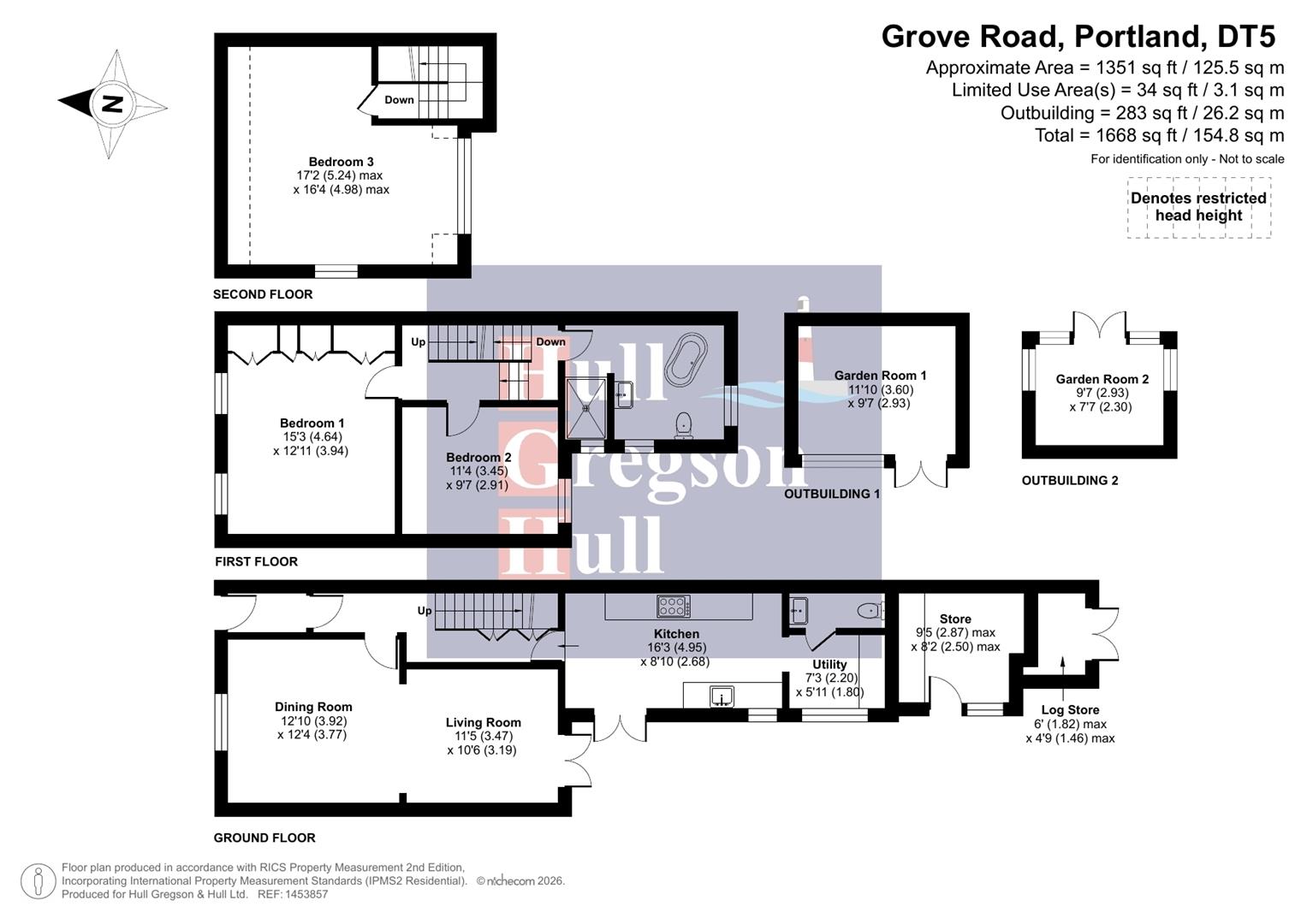 67, Grove Road., Portland floorplan