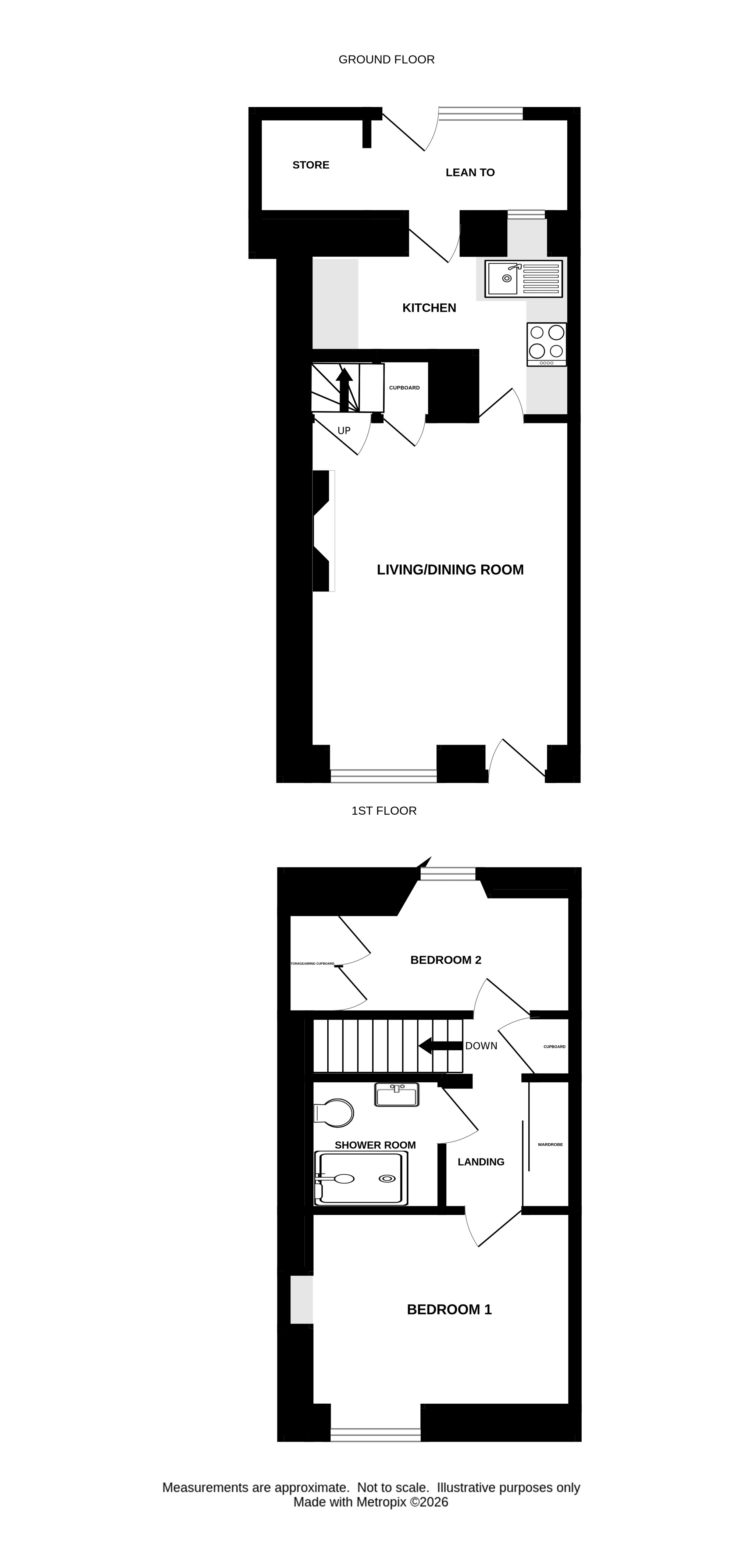 6 Moles Cottages, Exeter floorplan