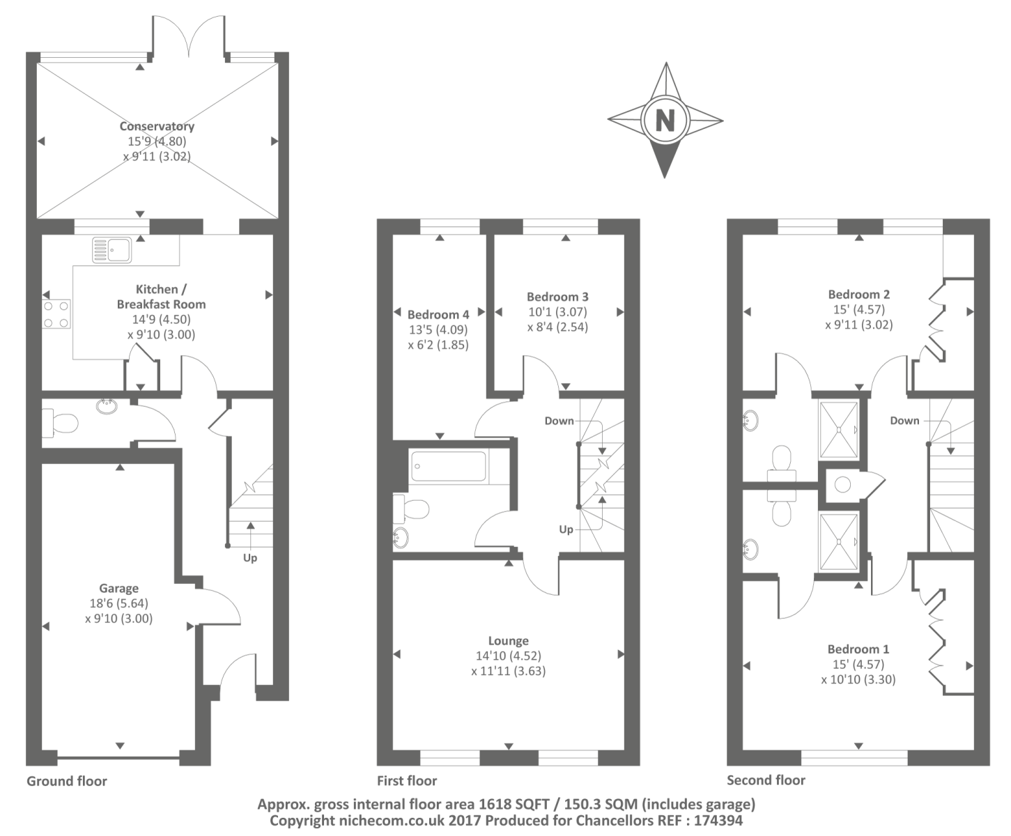 4 Bedrooms Town house to rent in Kingsquarter, Maidenhead SL6