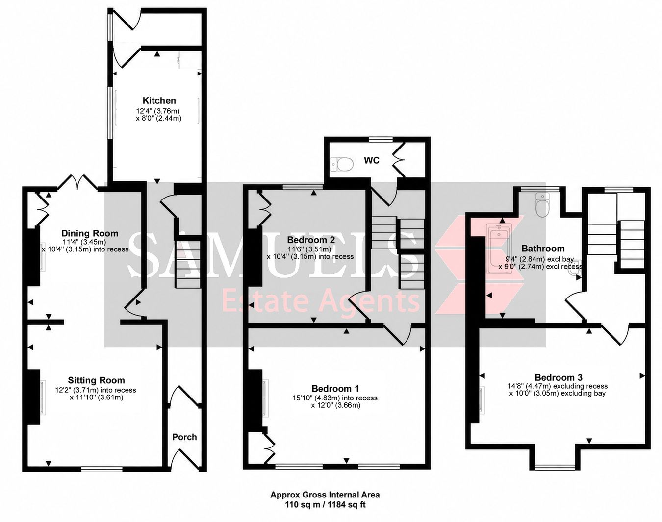 37, Portland Street, Exeter floorplan