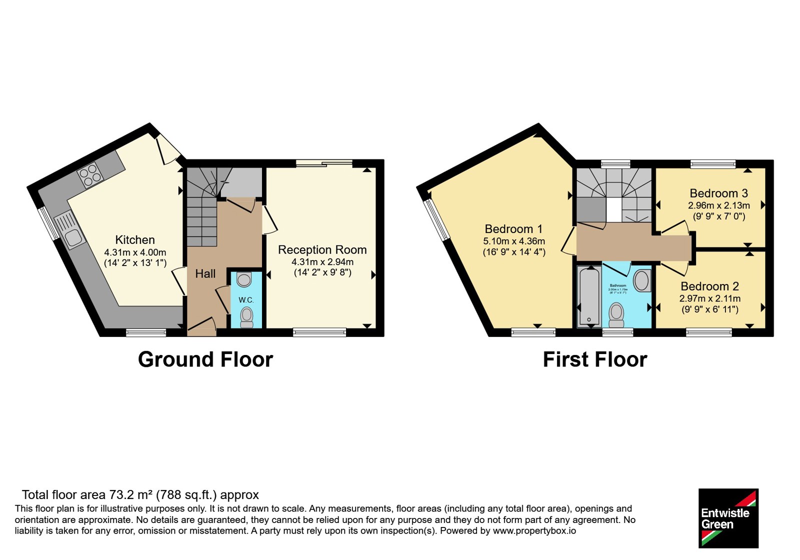 3, West Bank Street, Cheshire floorplan