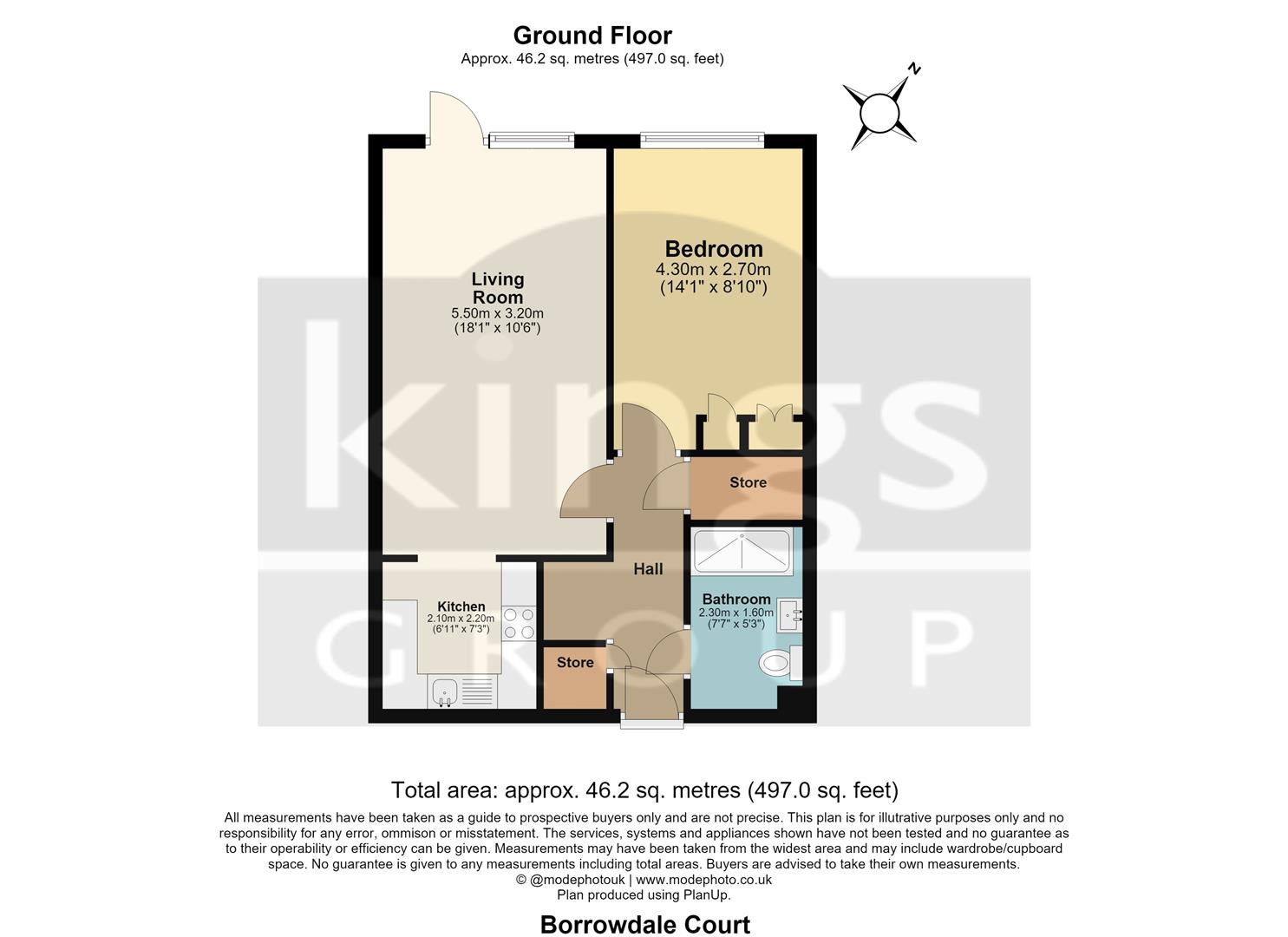 4 Borrowdale Court, Gordon Hill, Enfield floorplan