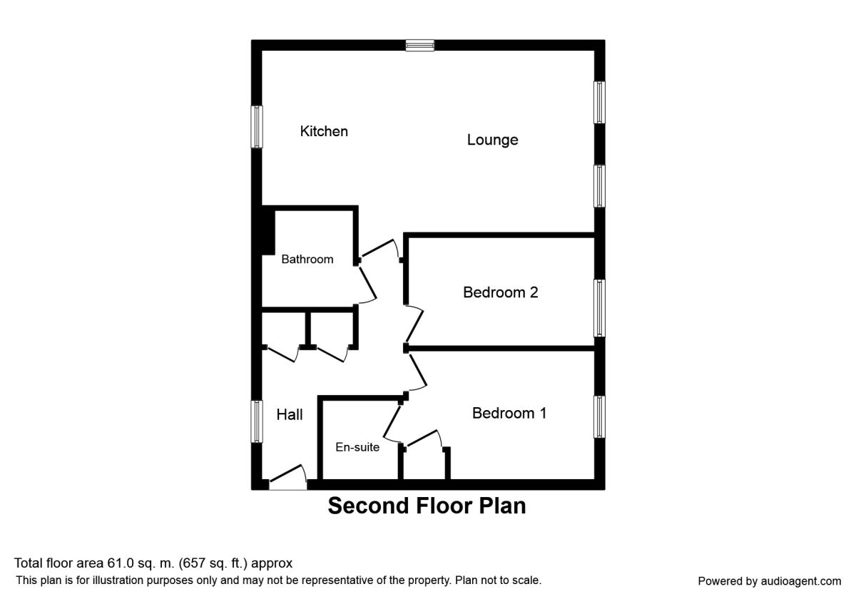 2 Bedrooms  to rent in Elston Avenue, Selby YO8
