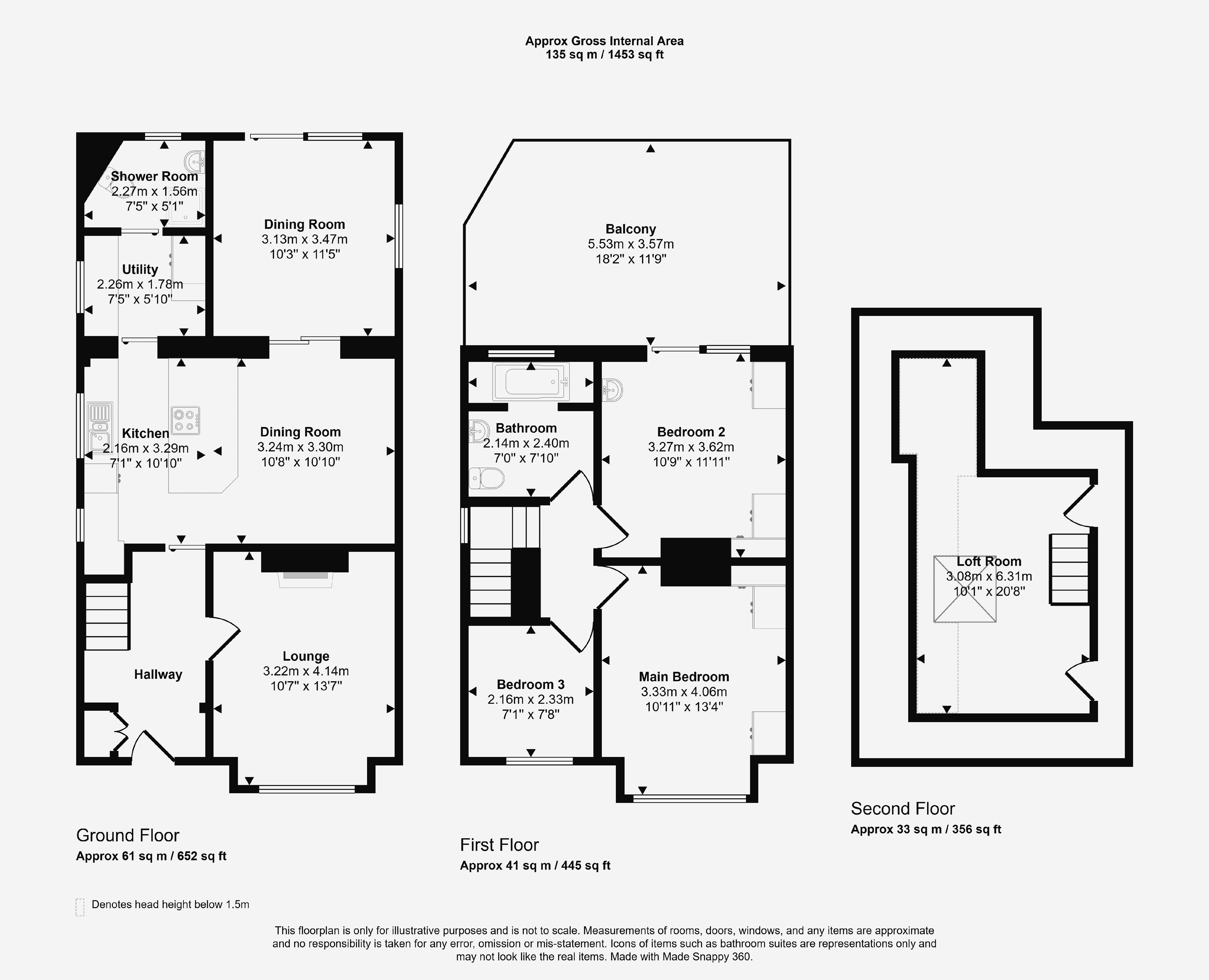 Idwal, Castor Road, Brixham floorplan