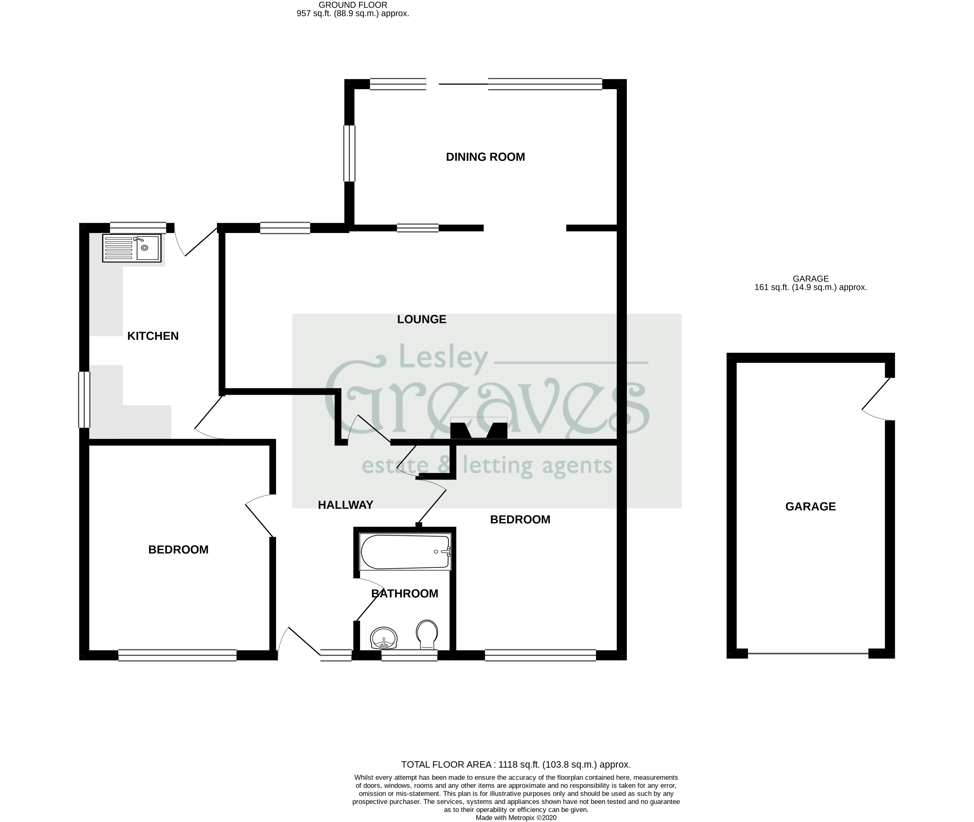 2 bed detached bungalow for sale in Carisbrooke Avenue, Gedling