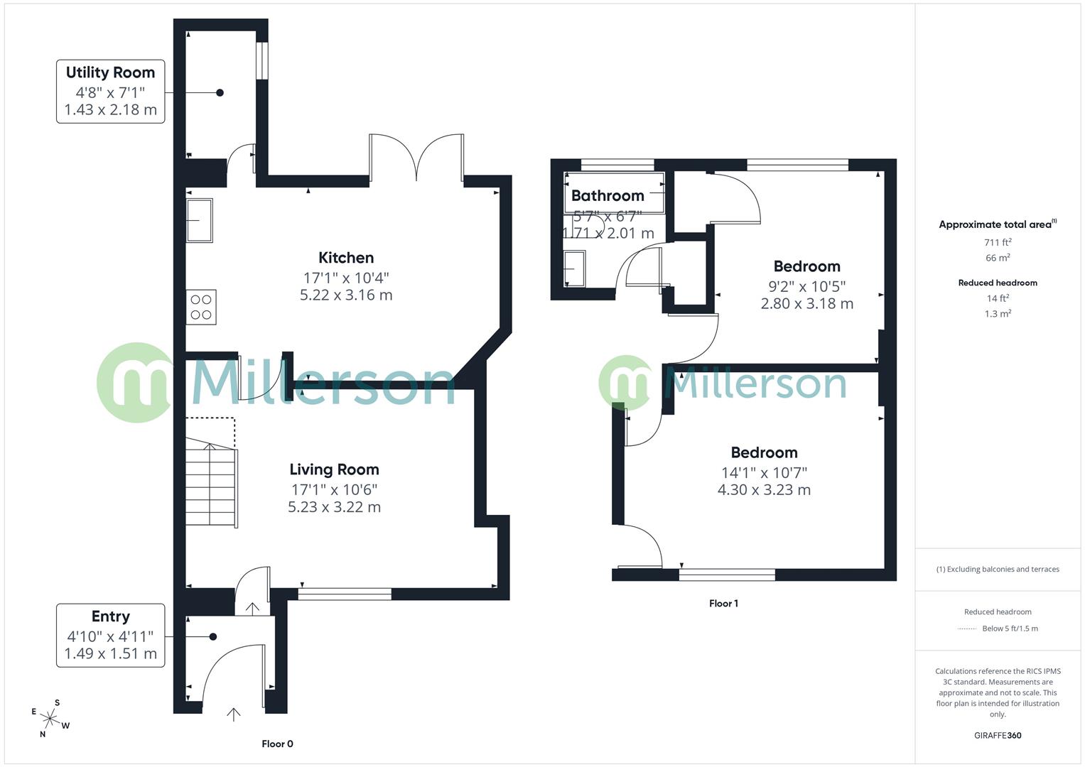48, Porthia Road, St. Ives floorplan