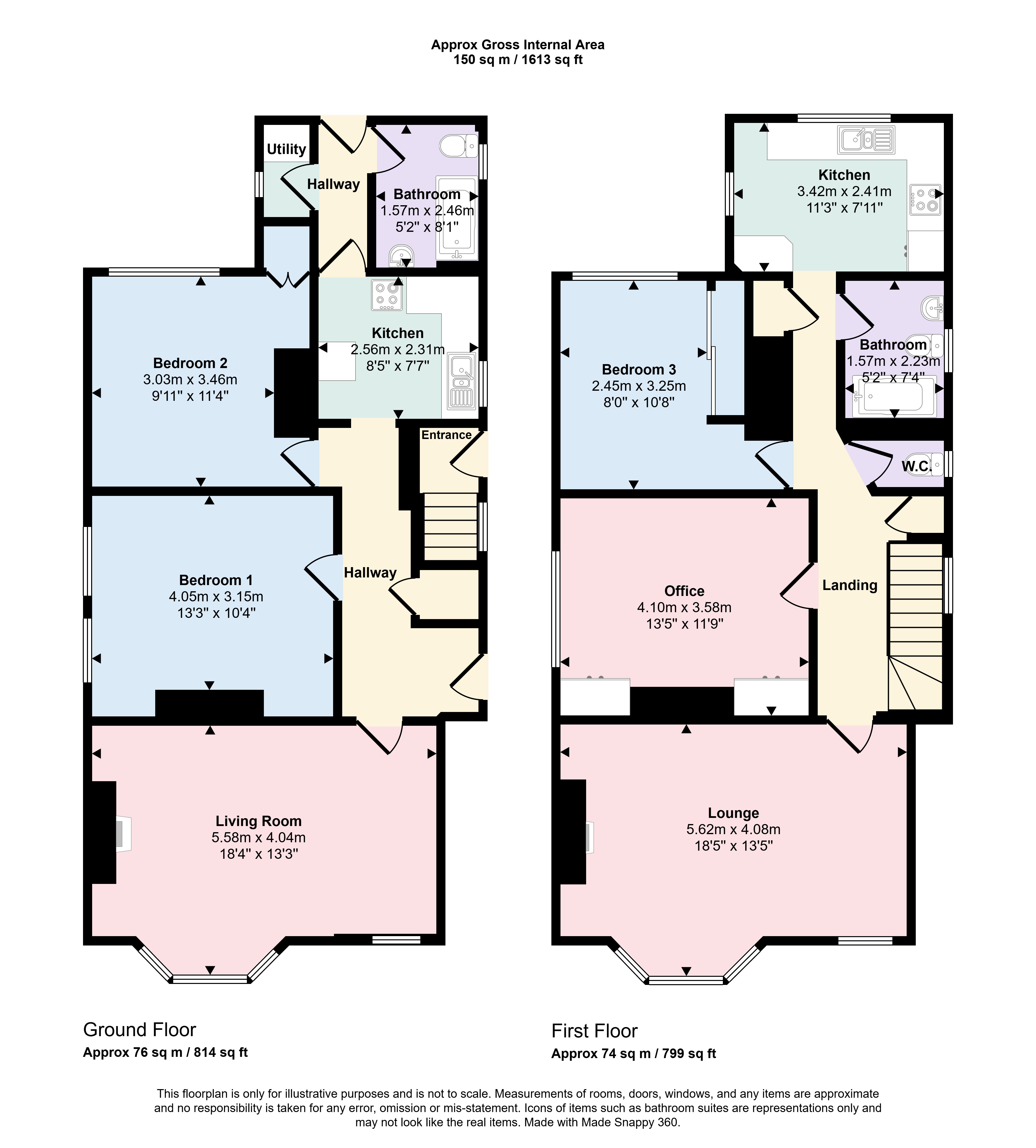 145A, Longfleet Road, Dorset floorplan