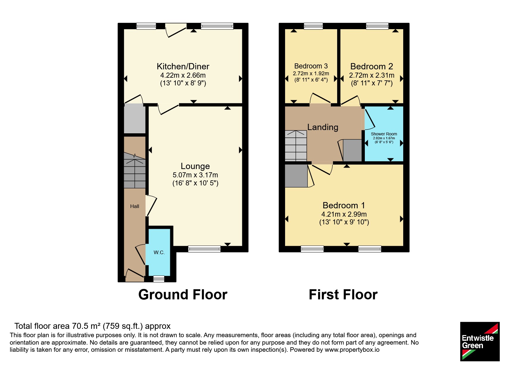 22, Pendlebury Close, Preston floorplan