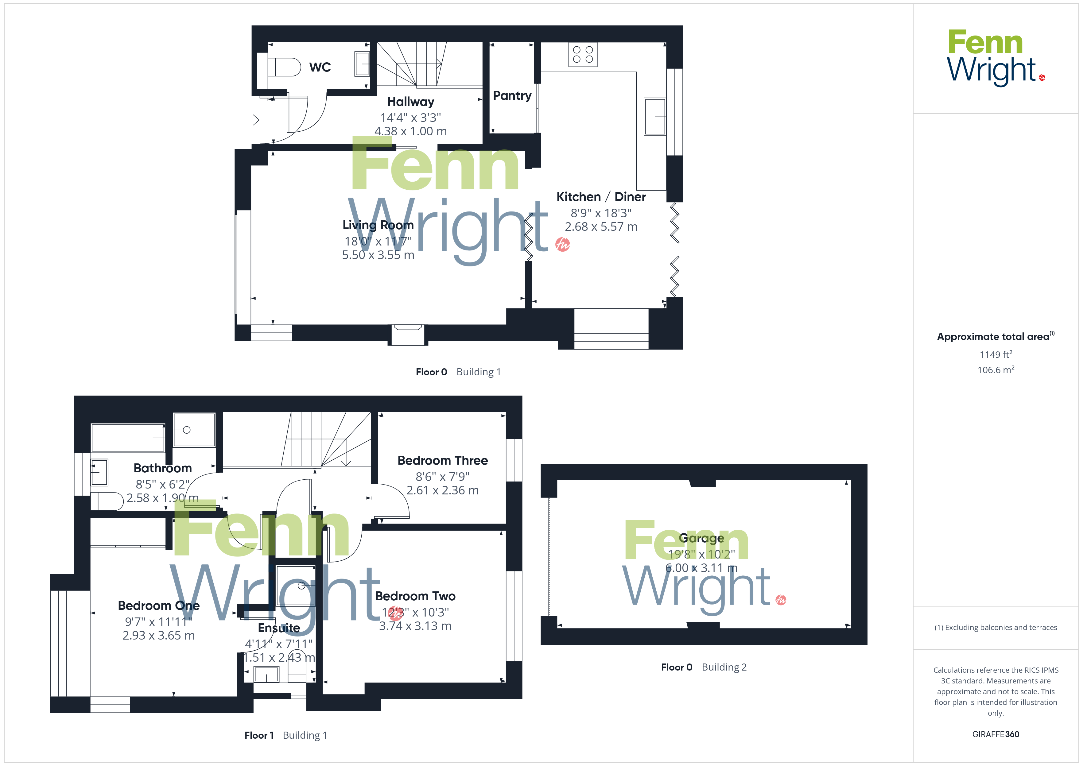 1, Old Station Close, Sudbury floorplan