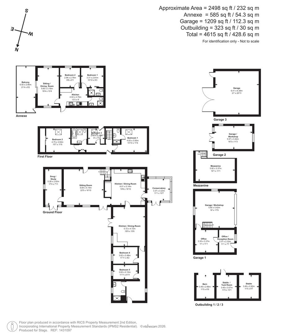 Hunscott Barn, Beaworthy floorplan