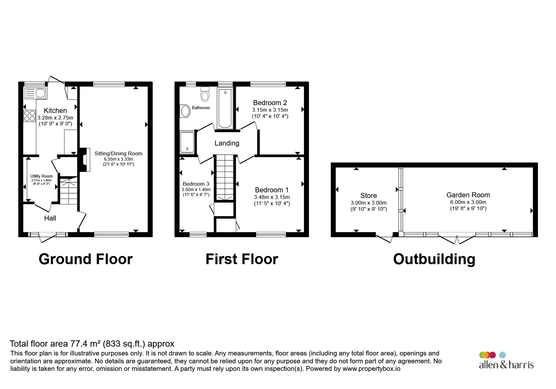 Churchill Close, Calne floorplan