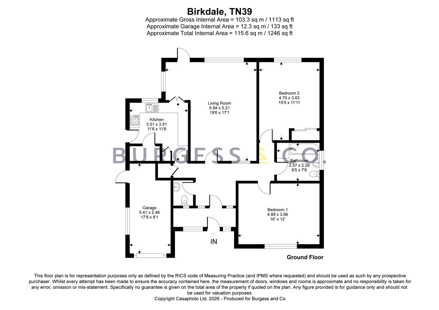 51, Birkdale, Bexhill-On-Sea floorplan