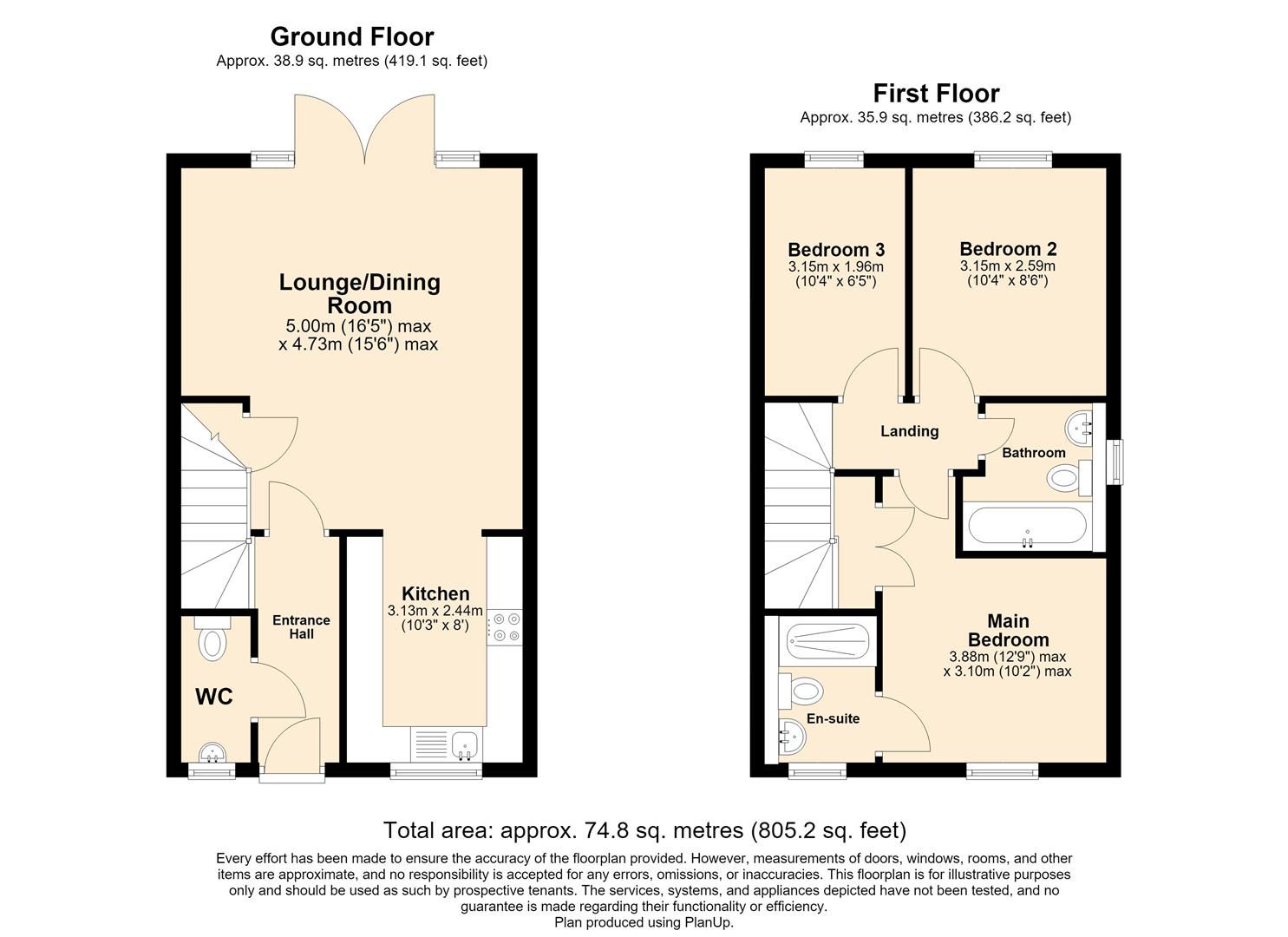 77, Willowcroft Way,, Cringleford floorplan