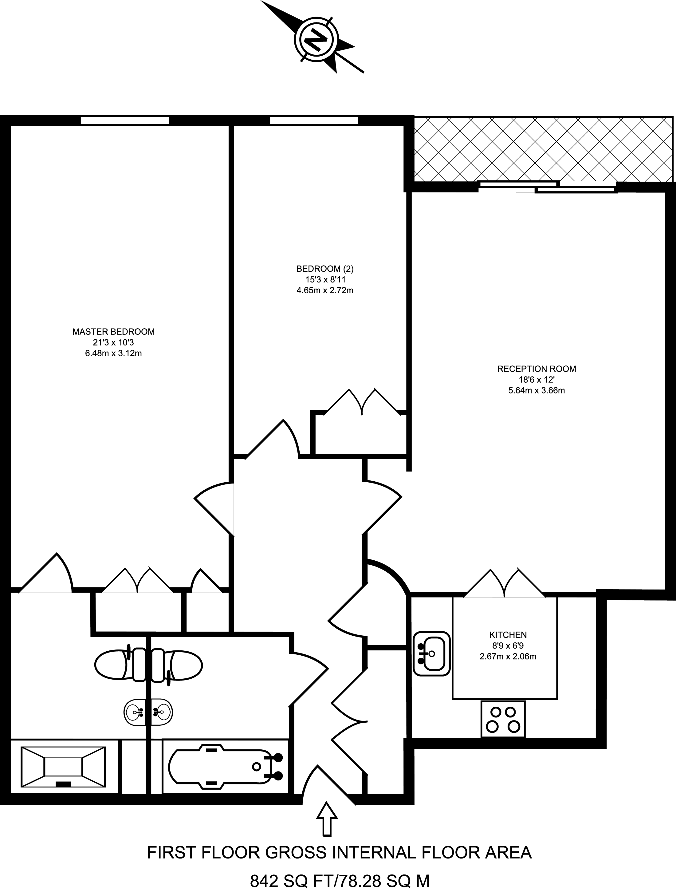2 Bedrooms Flat to rent in Worple Road, Wimbledon SW19