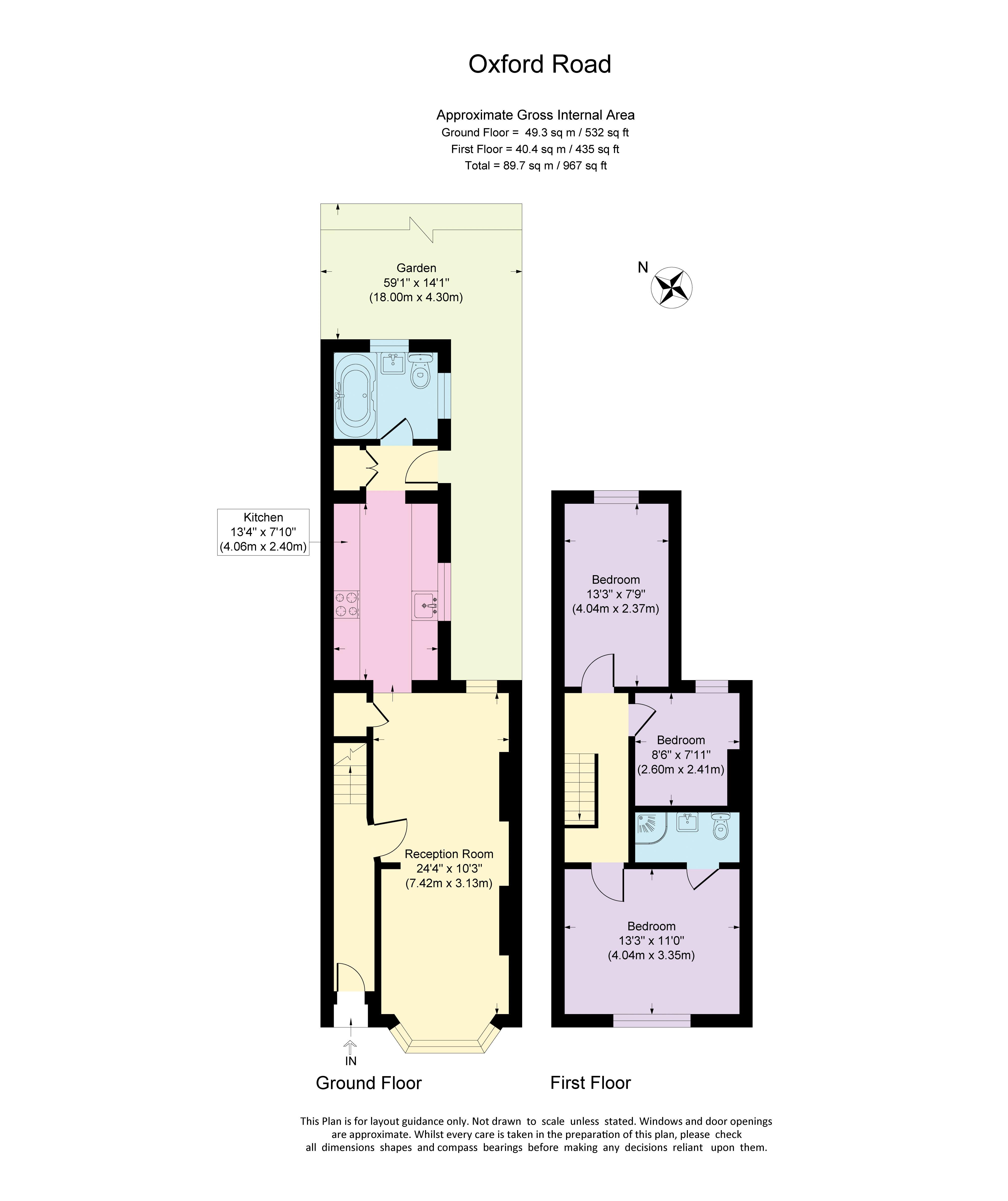Oxford Road, Sidcup DA14, 3 bedroom end terrace house for sale