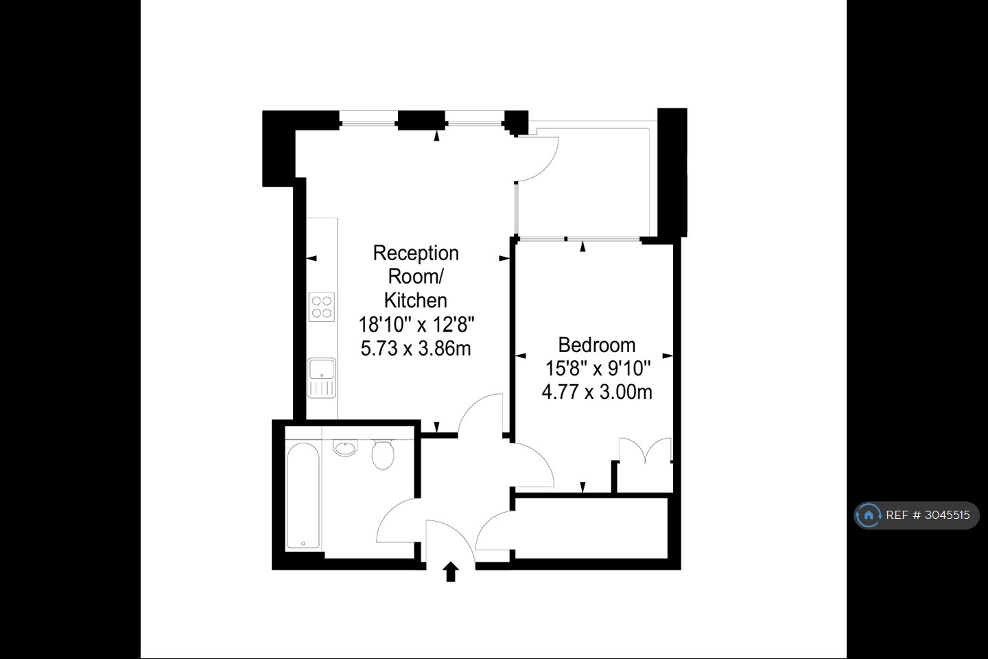 Flat, Station Grove, Wembley floorplan