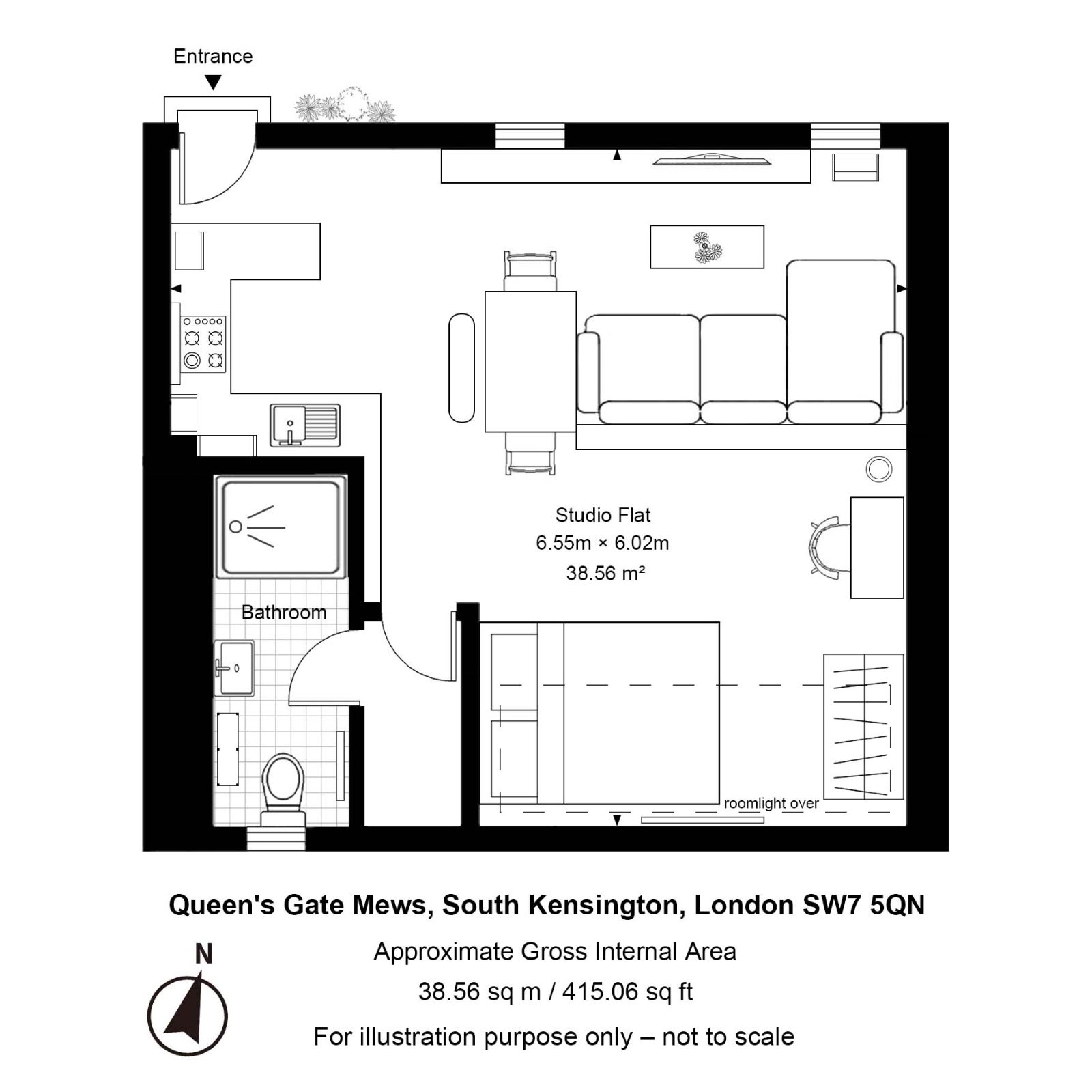 Queen's Gate Mews, ICL/South Kensington/London floorplan