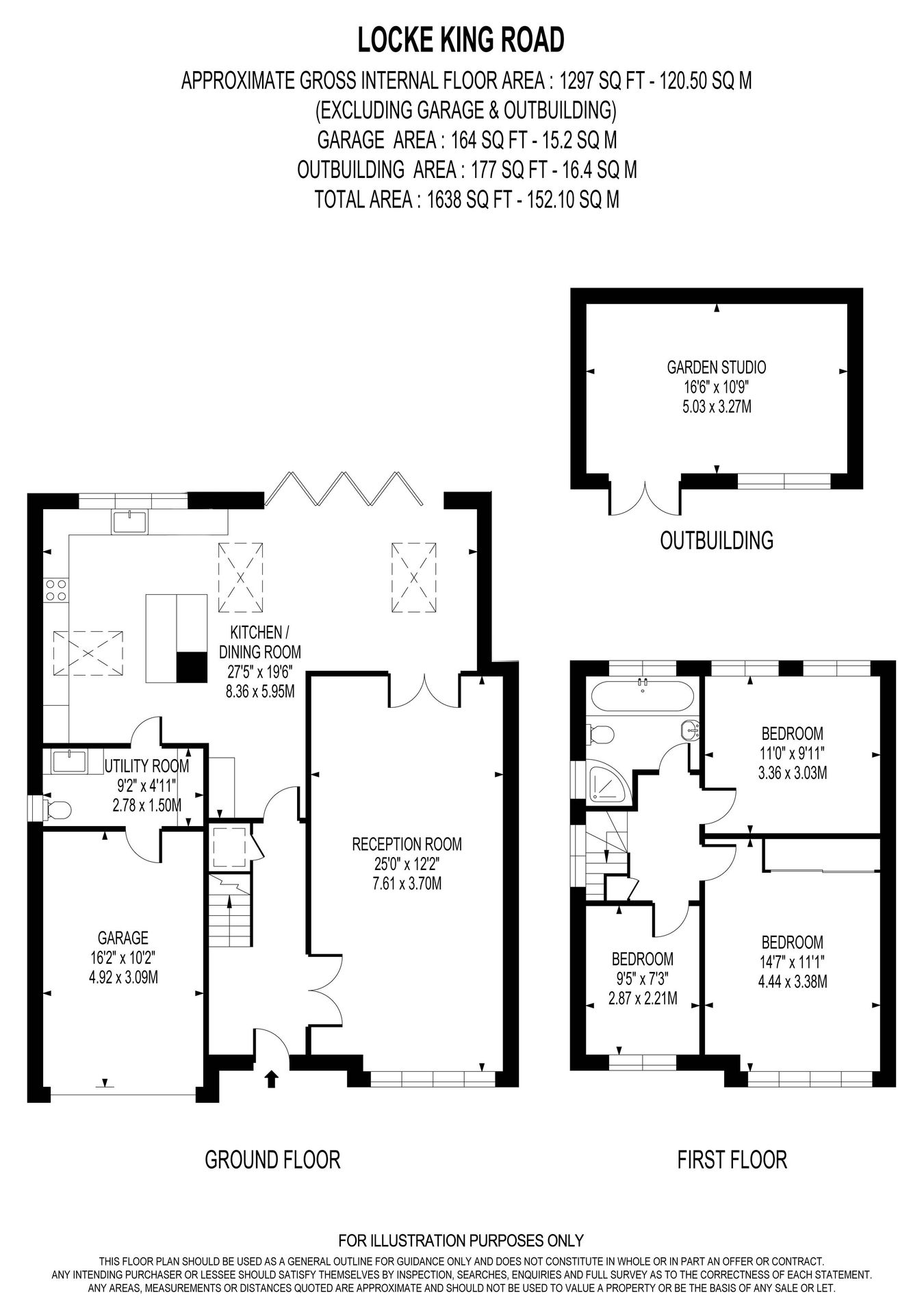 4, Locke King Road, Weybridge floorplan