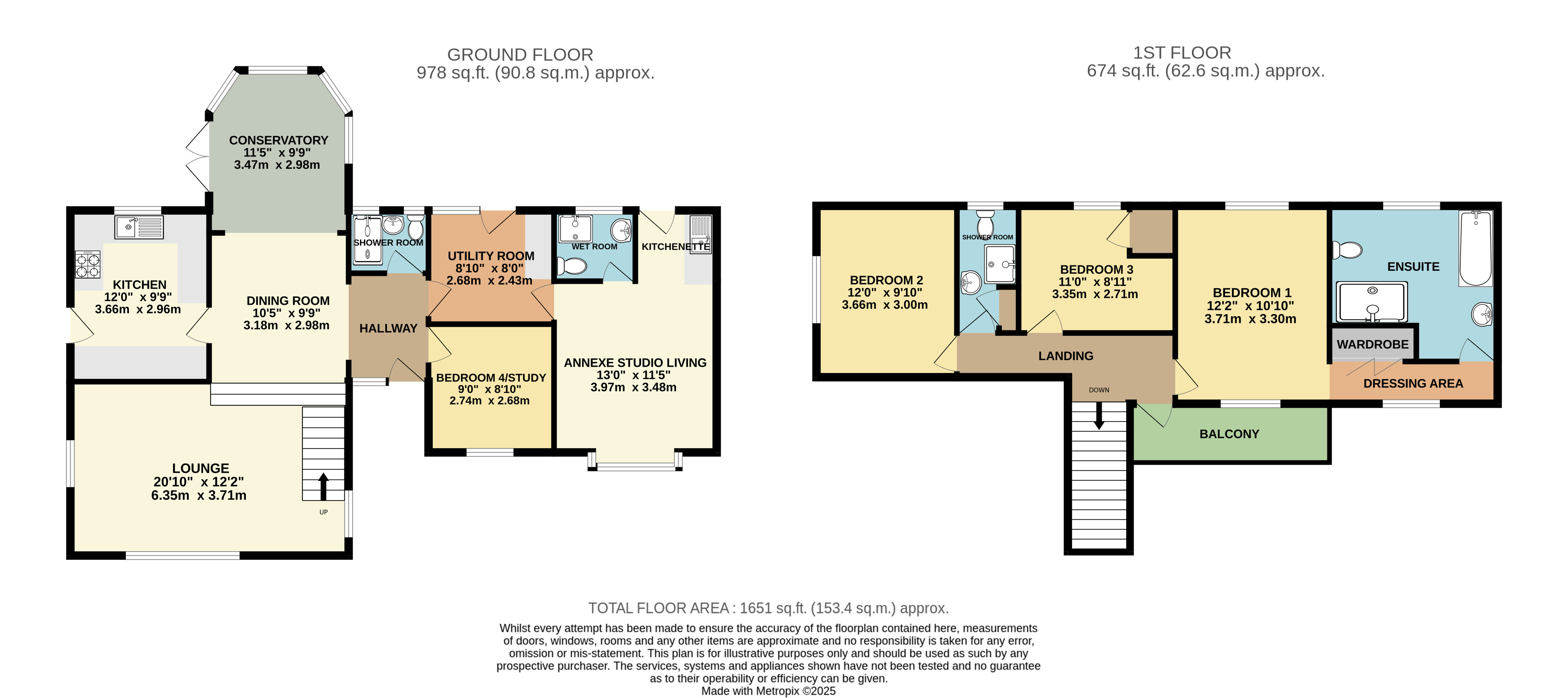 7, St. Brannocks Well Close, Devon floorplan