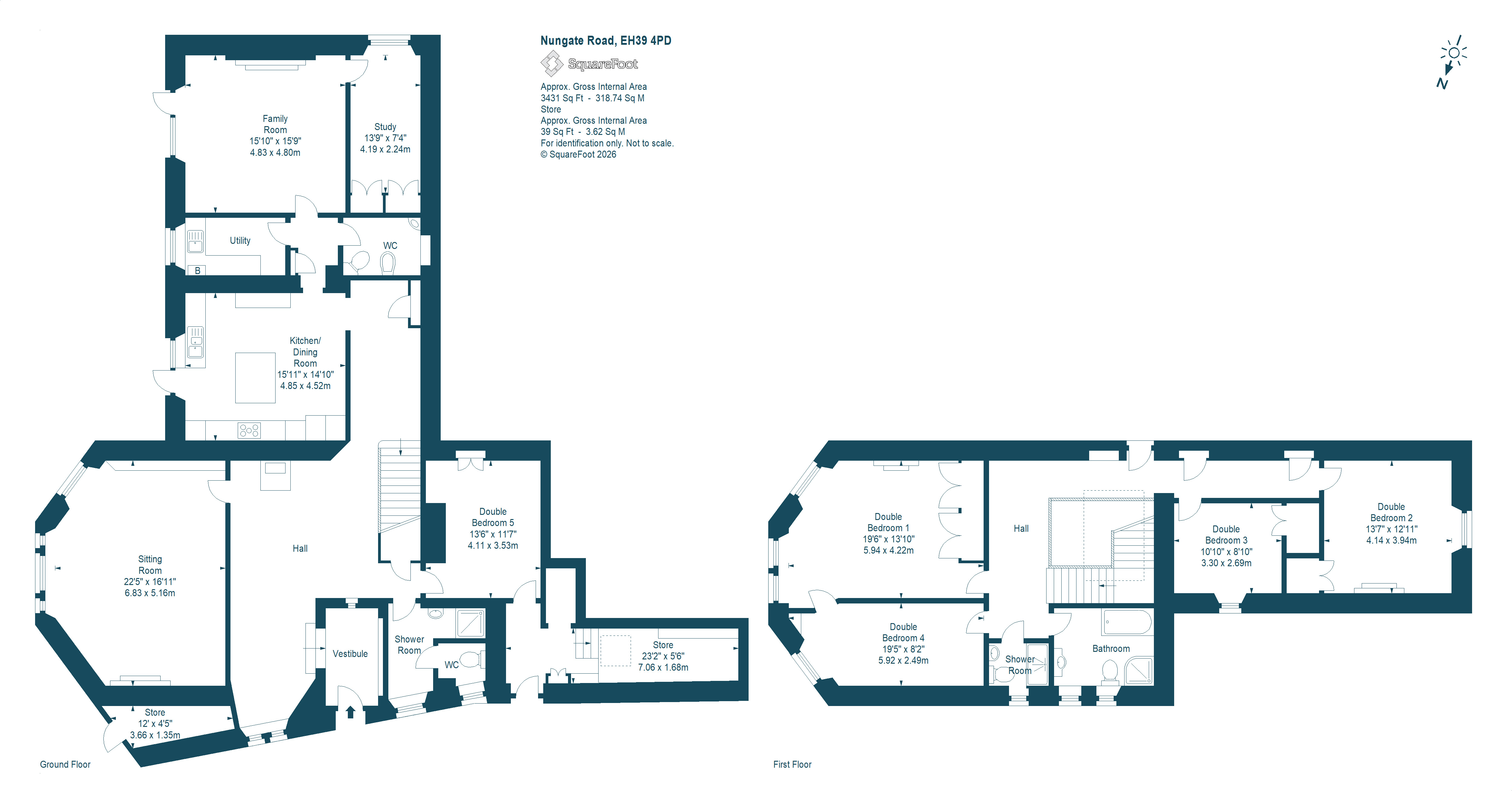 4, Nungate Road, North Berwick floorplan
