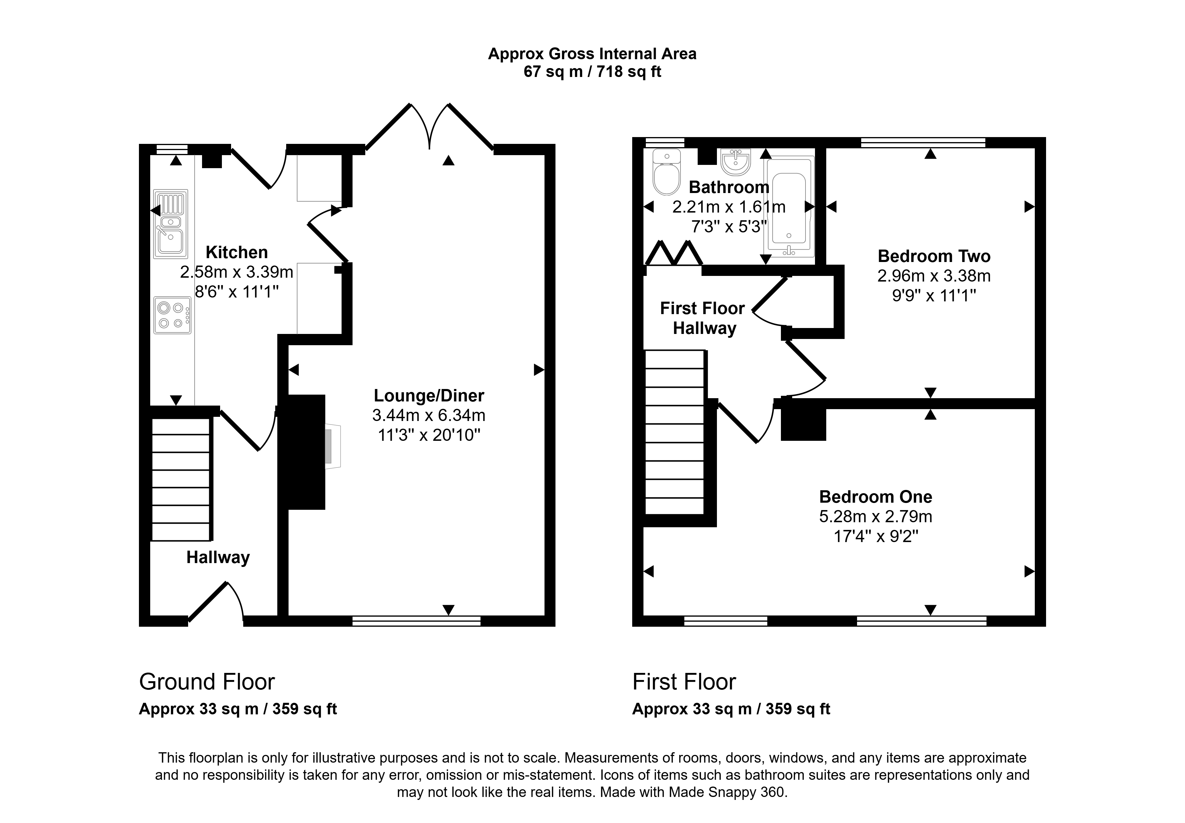 6, Stoneleigh Close, Houghton Le Spring floorplan