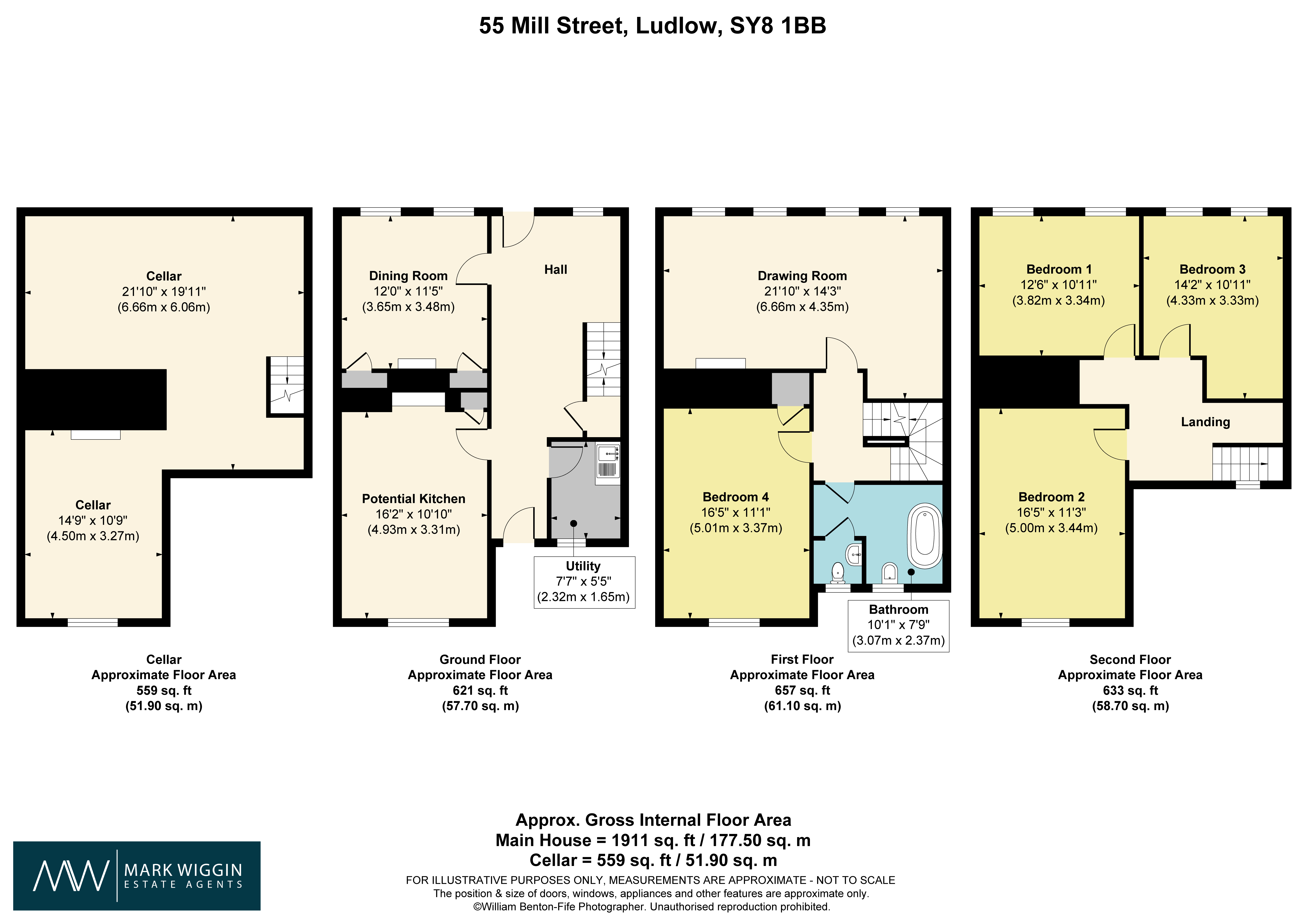 55, Mill Street, Shropshire floorplan