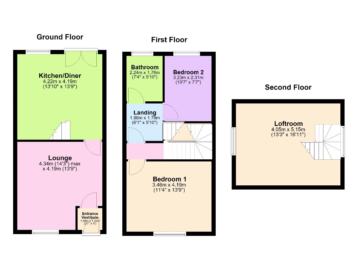 28 Railway Street, Bolton floorplan