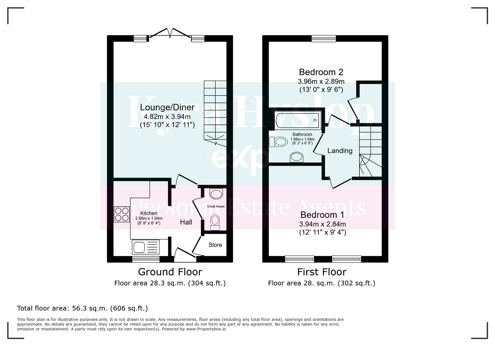 12, Whitaker Close, Exeter floorplan