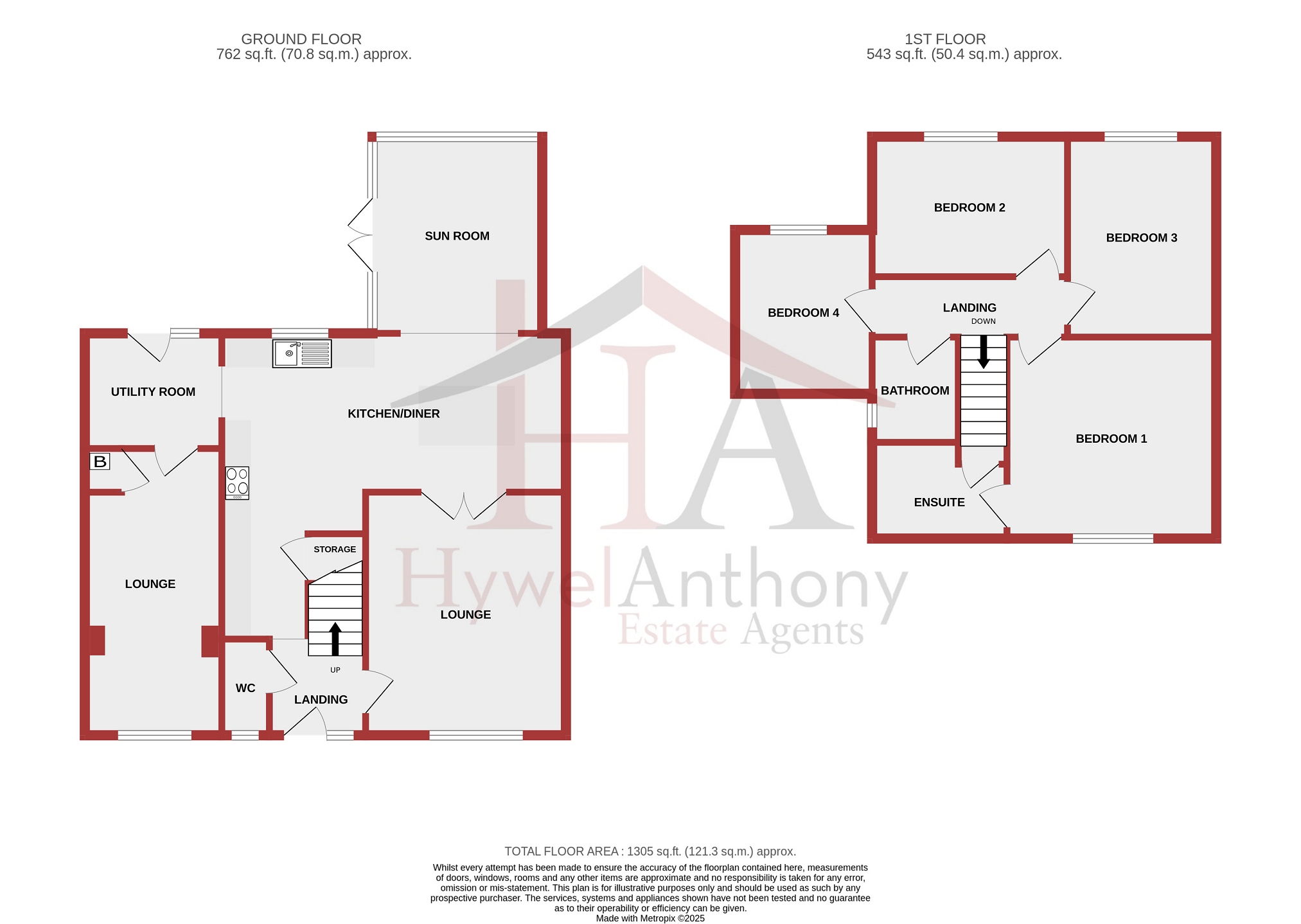 1, Heol Celynnen, Pontyclun floorplan