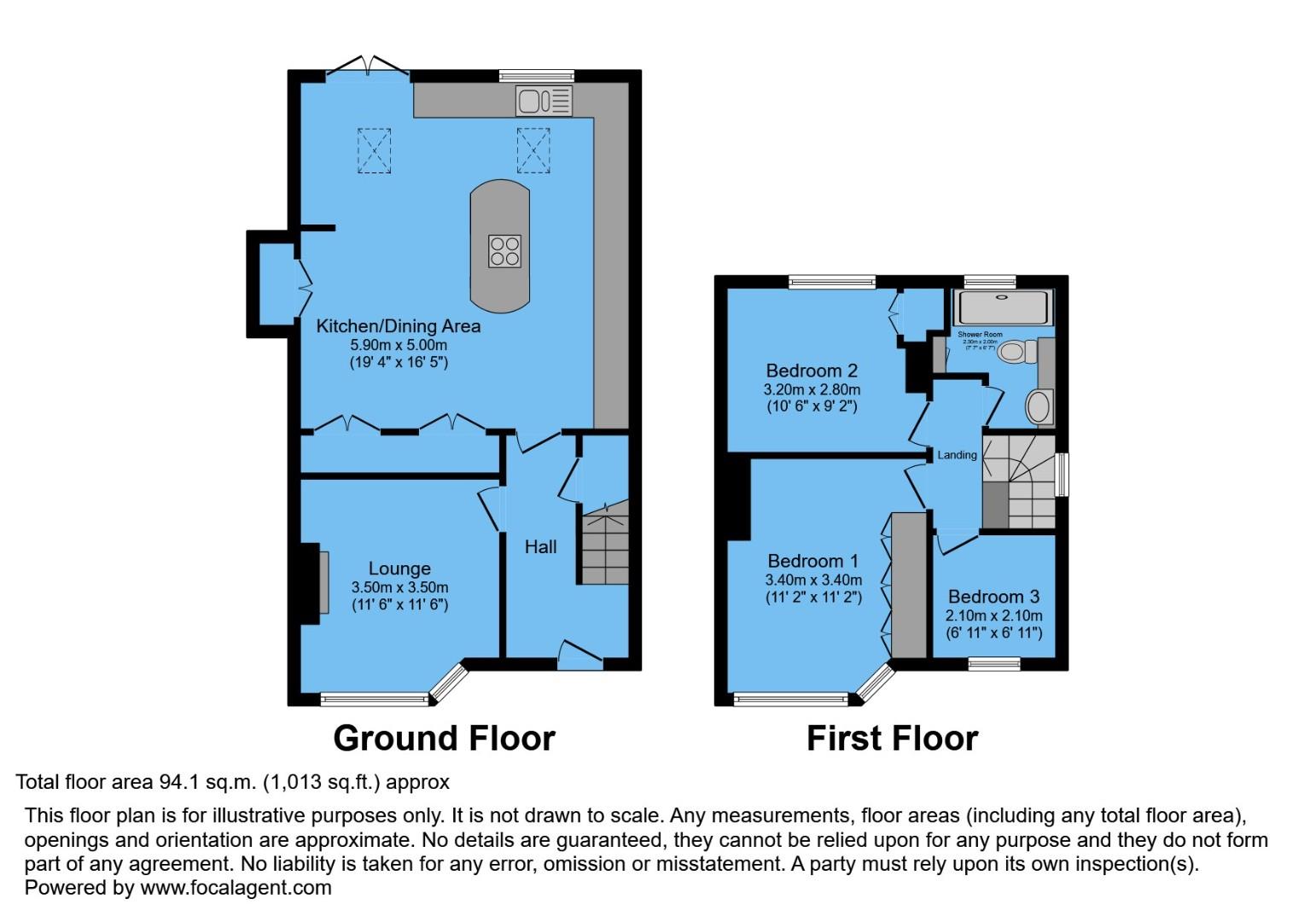 10, Enfield Road, Chesterfield floorplan