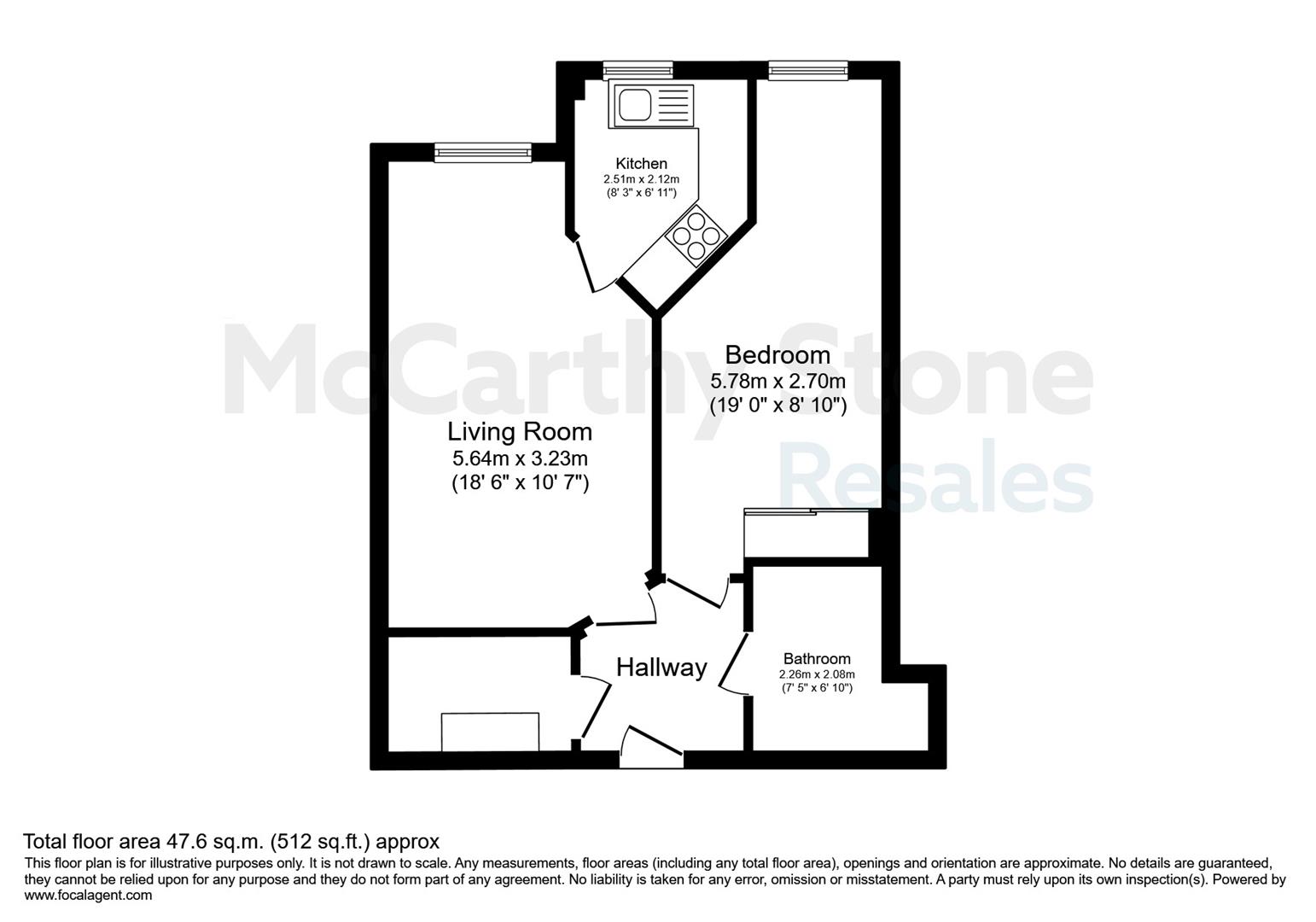 21 Blossom Court, Rufford Avenue, Leeds floorplan